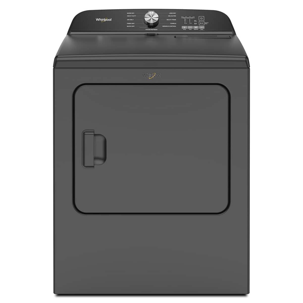 7.0 Cu. Ft. Whirlpool Gas Dryer with Moisture Sensor - Volcano Black product image