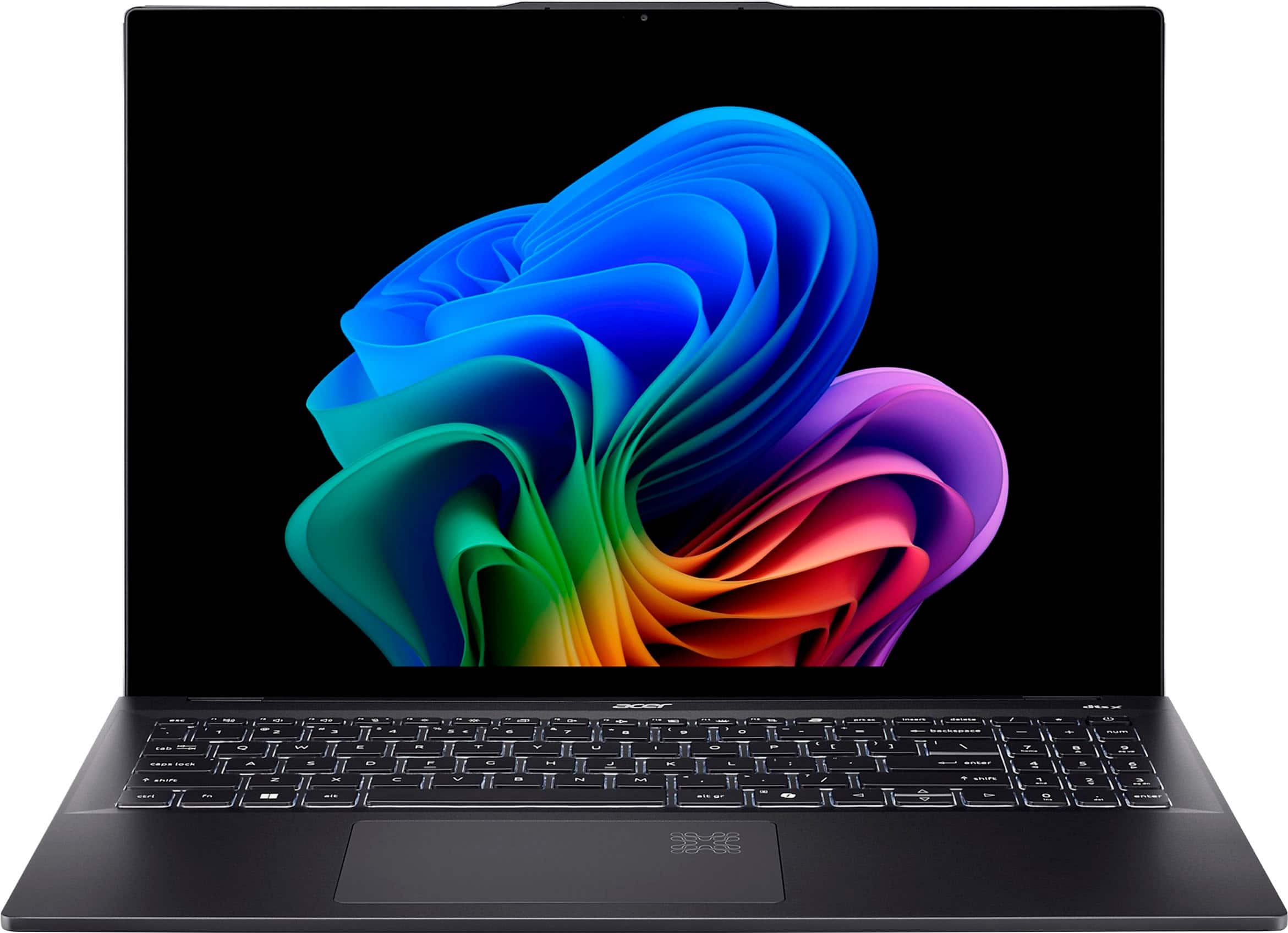 Acer - Swift 16 AI - 16" 3K OLED Touch Laptop - Copilot+ PC - Intel Core Ultra 7 Series 2 - 16GB Memory - 1TB SSD - Ice Blac…