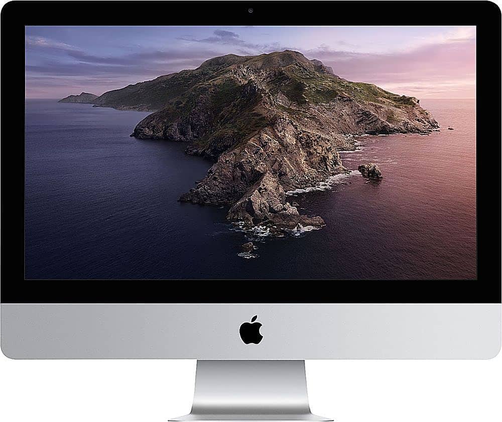 Apple - Certified Refurbished 21.5" iMac with Retina 4K Display - Intel Core i3 3.6GHz - 8GB Memory - 1TB HDD (2019) - Silve…