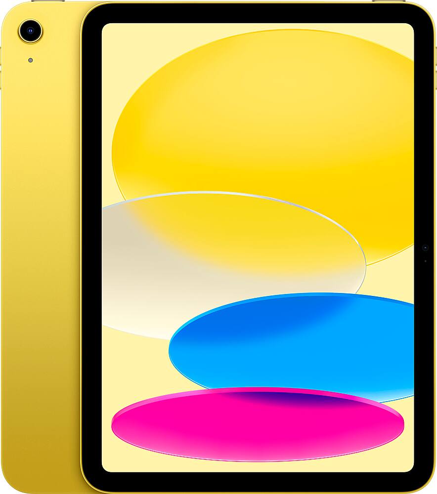 Apple - Geek Squad Certified Refurbished 10.9-Inch iPad with Wi-Fi - 256GB - Yellow product image