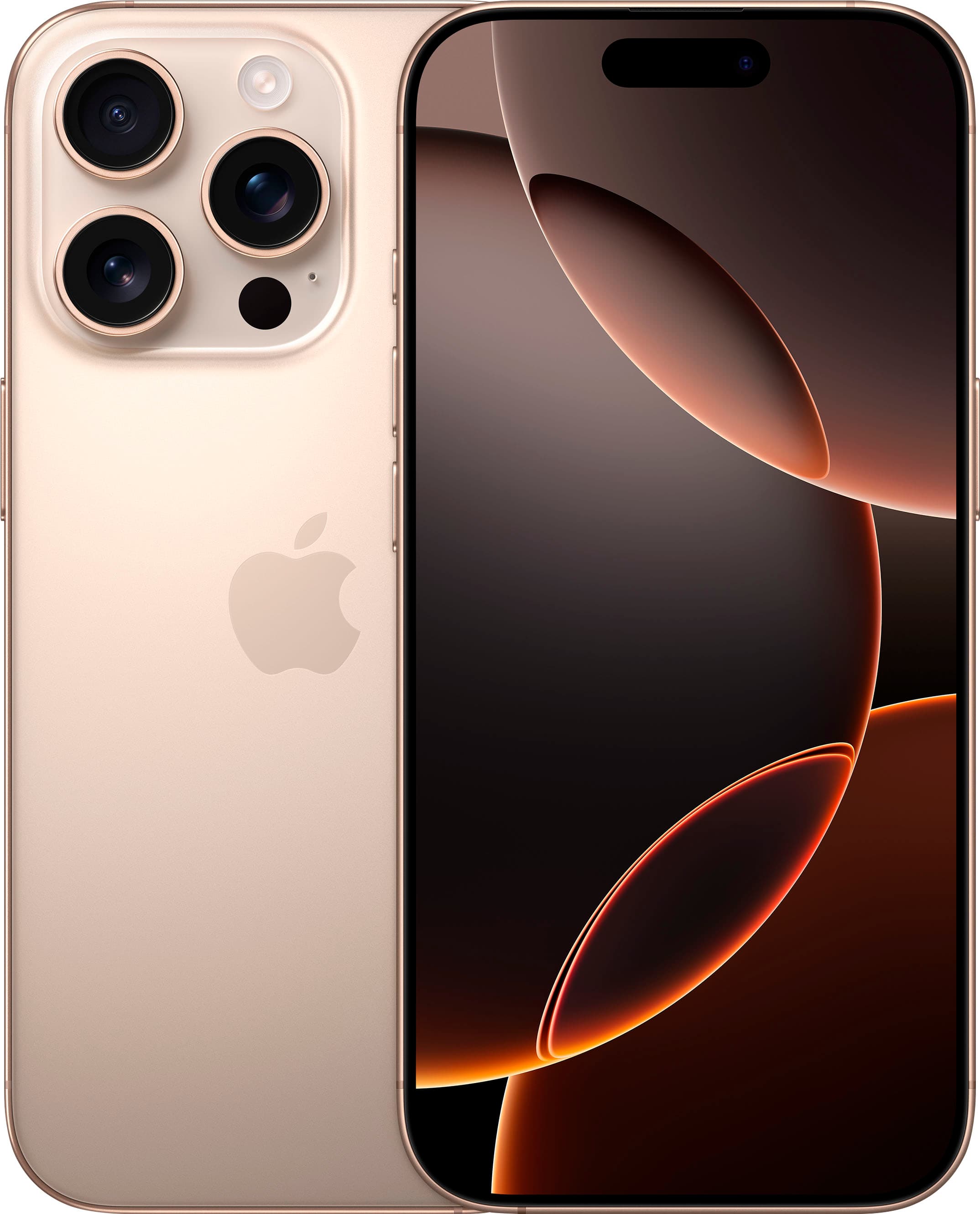 Apple - iPhone 16 Pro 256GB - Apple Intelligence - Desert Titanium (AT&T) product image