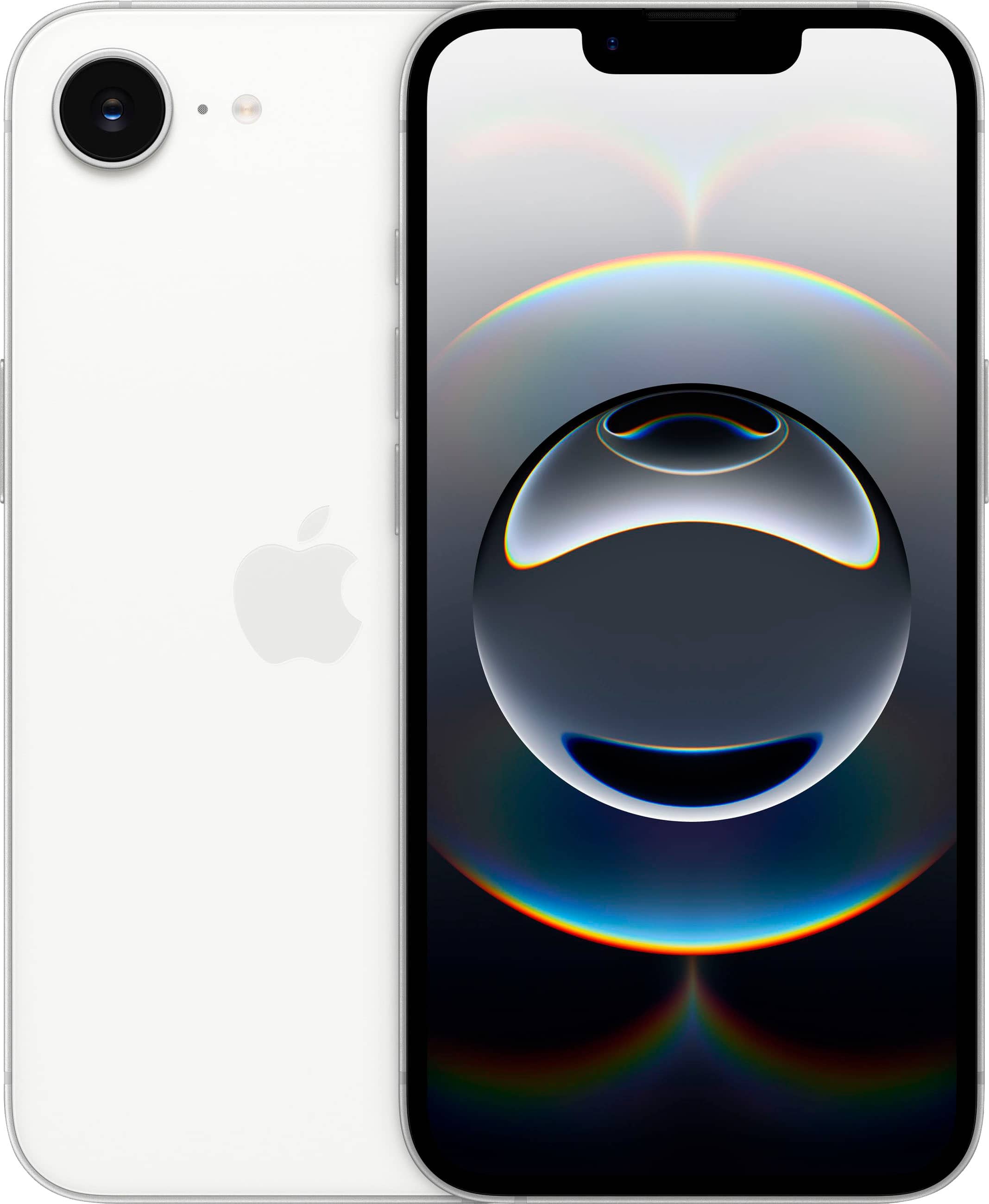 Apple - iPhone 16e 128GB - Apple Intelligence - White (Verizon) product image