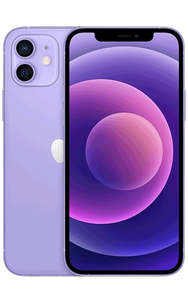 Apple - Pre-Owned Excellent iPhone 12 5G 256GB (Unlocked) - Purple product image