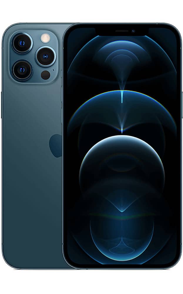 Apple - Pre-Owned Excellent iPhone 12 Pro 5G 512GB (Unlocked) - Pacific Blue product image