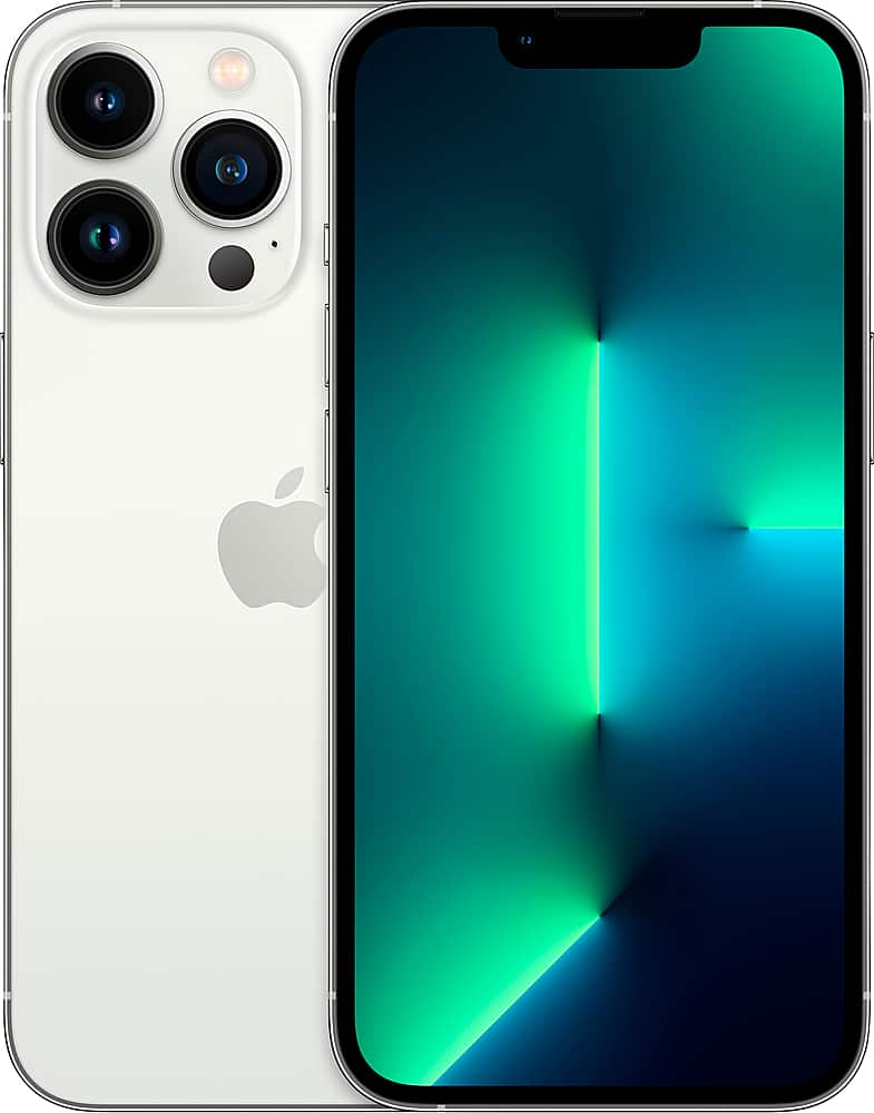 Apple - Pre-Owned Excellent iPhone 13 Pro Max 5G 128GB (Unlocked) - Silver product image