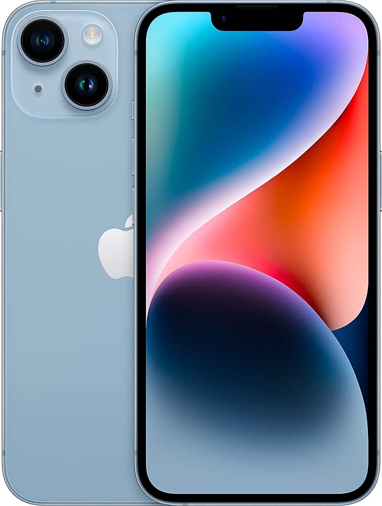 Apple - Pre-Owned Excellent iPhone 14 5G 128GB (Unlocked) - Blue product image