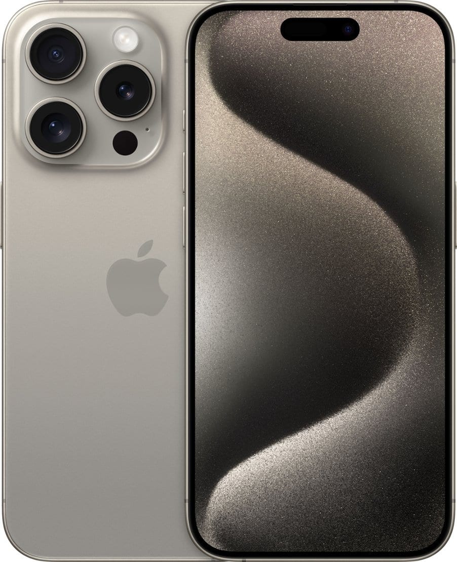 Apple - Pre-Owned Excellent iPhone 15 Pro 5G 512GB - Apple Intelligence - (Unlocked) - Black Titanium product image