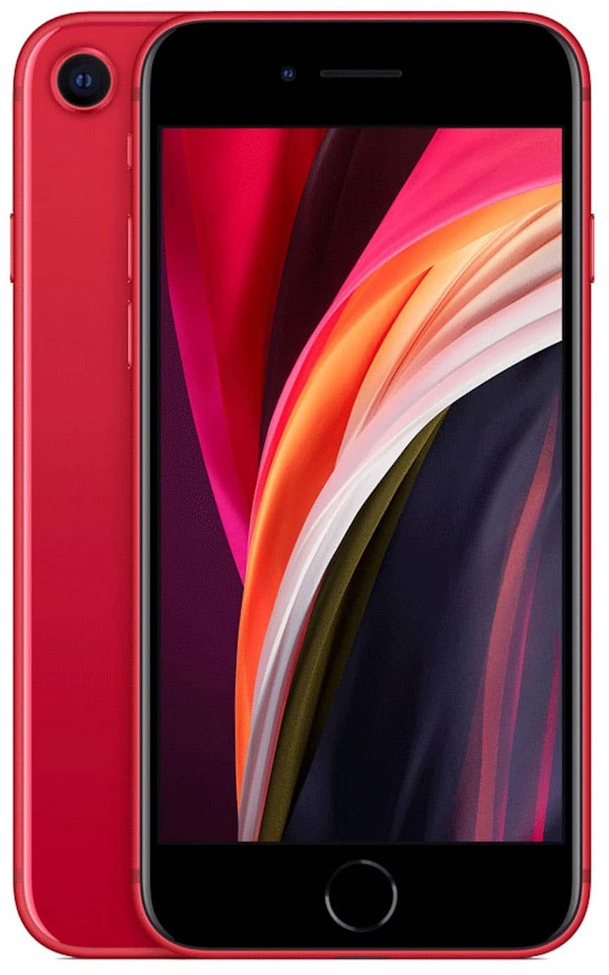 Apple - Pre-Owned Excellent iPhone SE (2020) 64GB (Unlocked) - Red product image