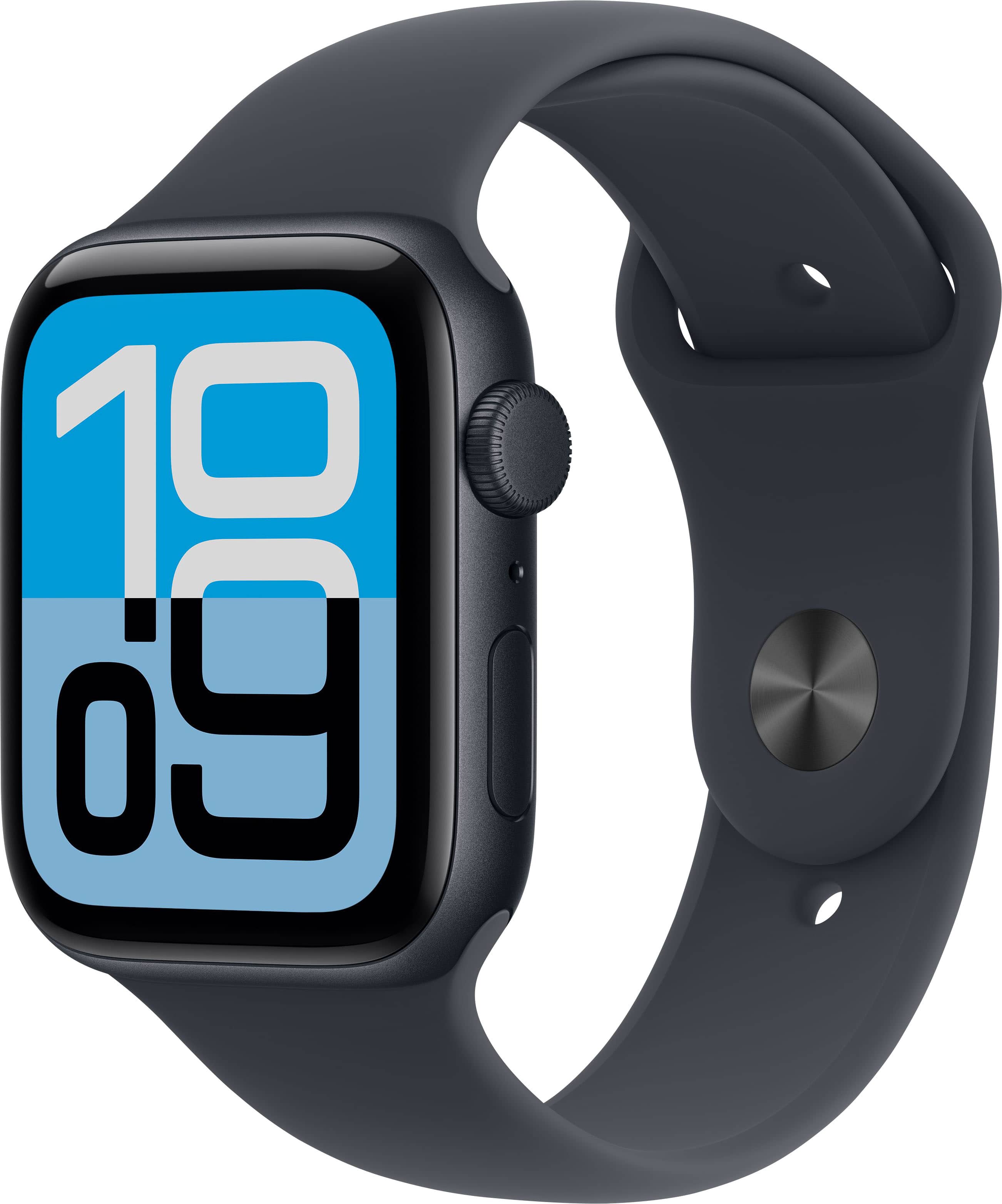 Apple Watch SE 3 (GPS) 44mm Midnight Aluminum Case with Midnight Sport Band - S/M - Midnight - (2025) product image