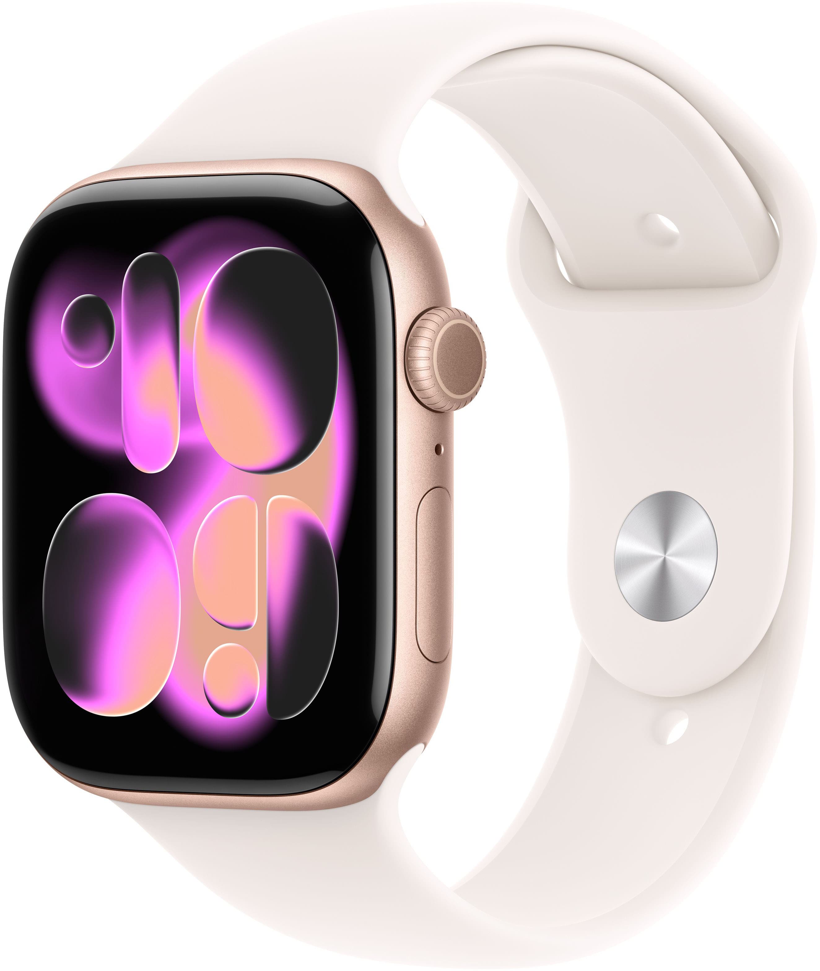 Apple Watch Series 11 (GPS+Cellular) 46mm Aluminum Case with Light Blush Sport Band - M/L - Rose Gold (Verizon) - (2025) pro…