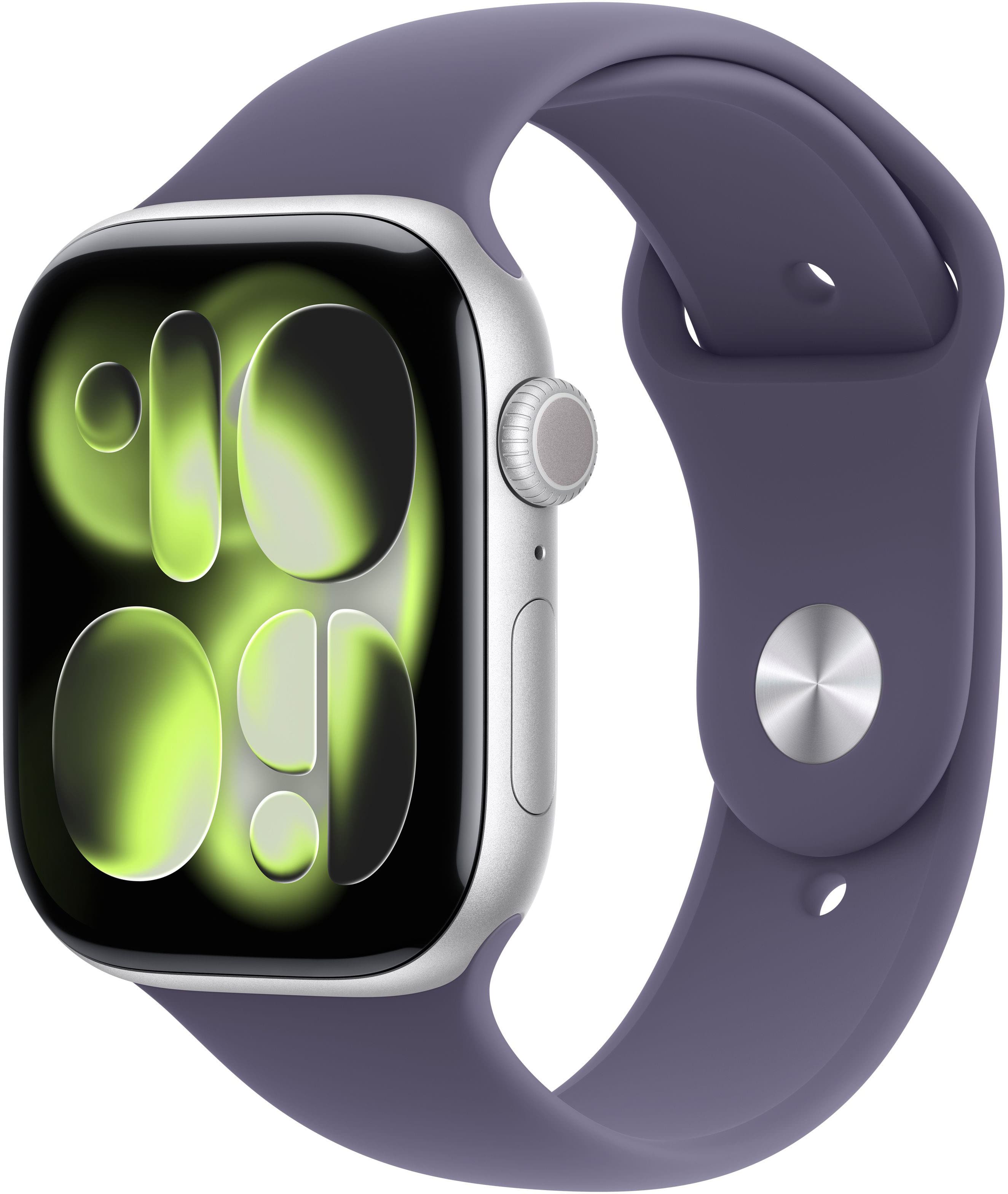 Apple Watch Series 11 (GPS+Cellular) 46mm Aluminum Case with Purple Fog Sport Band - M/L - Silver (Verizon) - (2025) product…