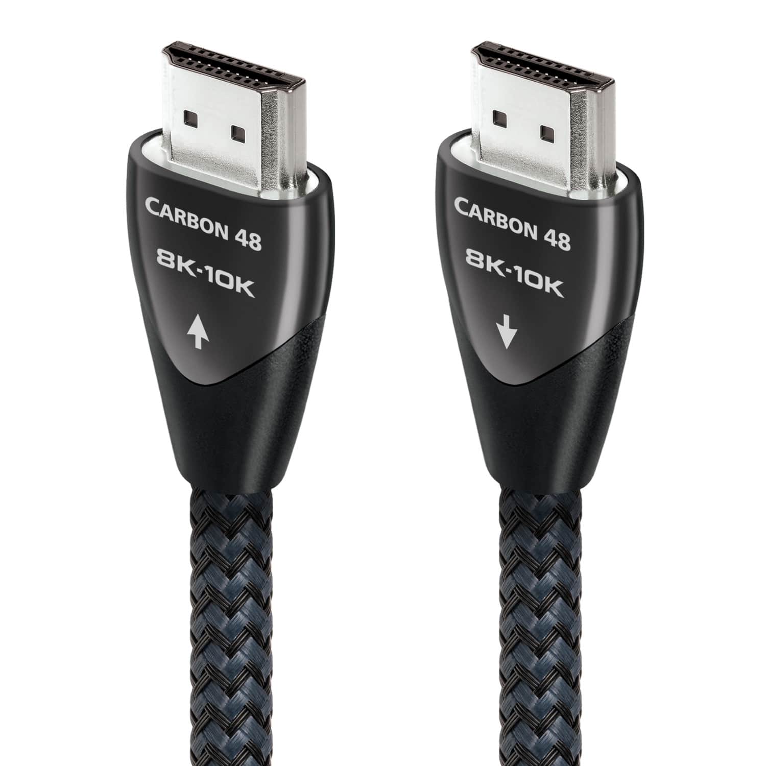 AudioQuest - Carbon 48 4.9' 4K-8K-10K 48Gbps HDMI Cable - Gray on Black product image