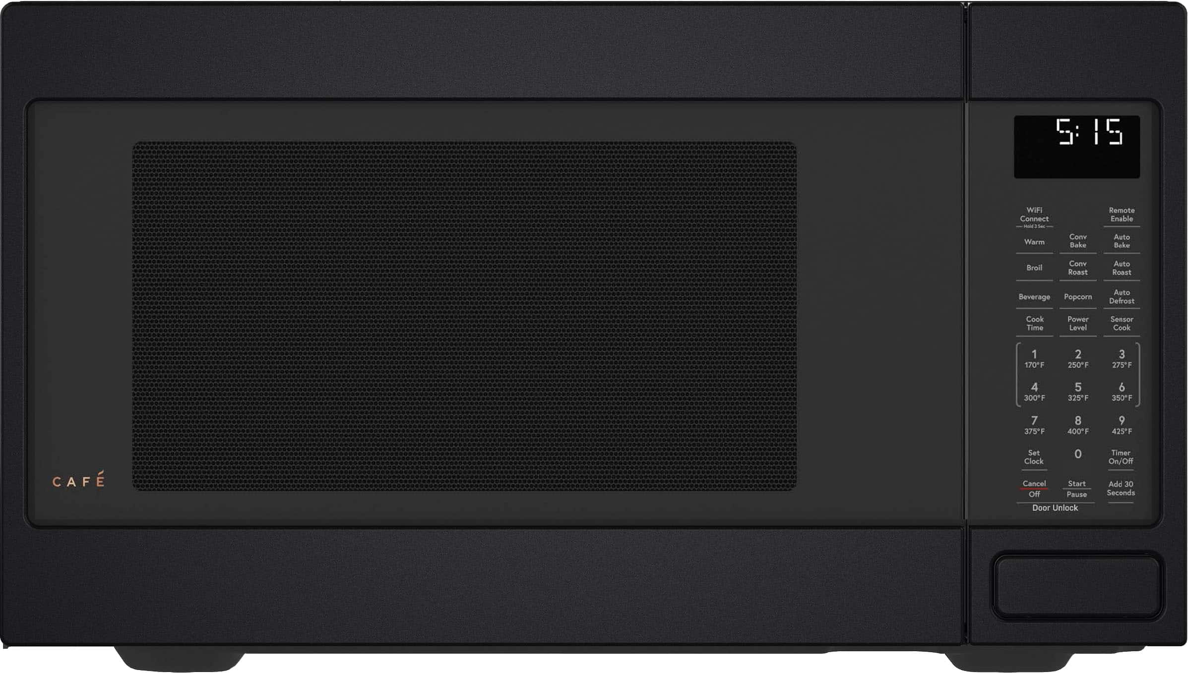 Café - 1.5 Cu. Ft. Convection Countertop Microwave with Sensor Cooking and Built in Wi-Fi - Matte Black product image