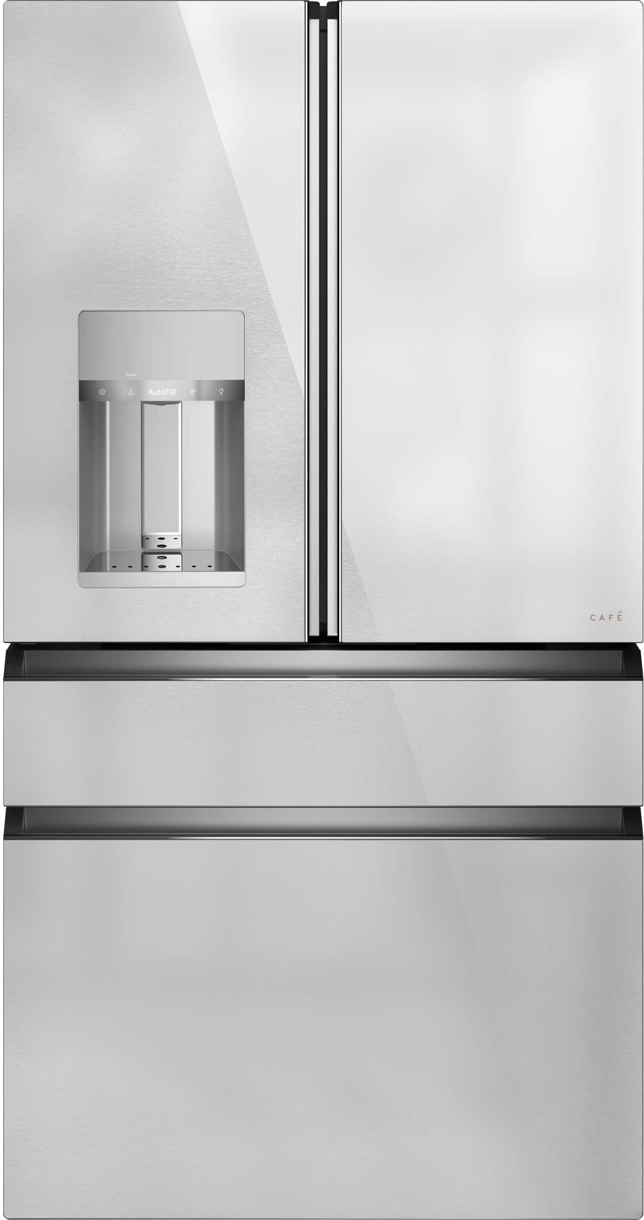 Café - 22.3 Cu. Ft. 4-Door French-Door Counter-Depth Smart Refrigerator - Platinum Glass product image