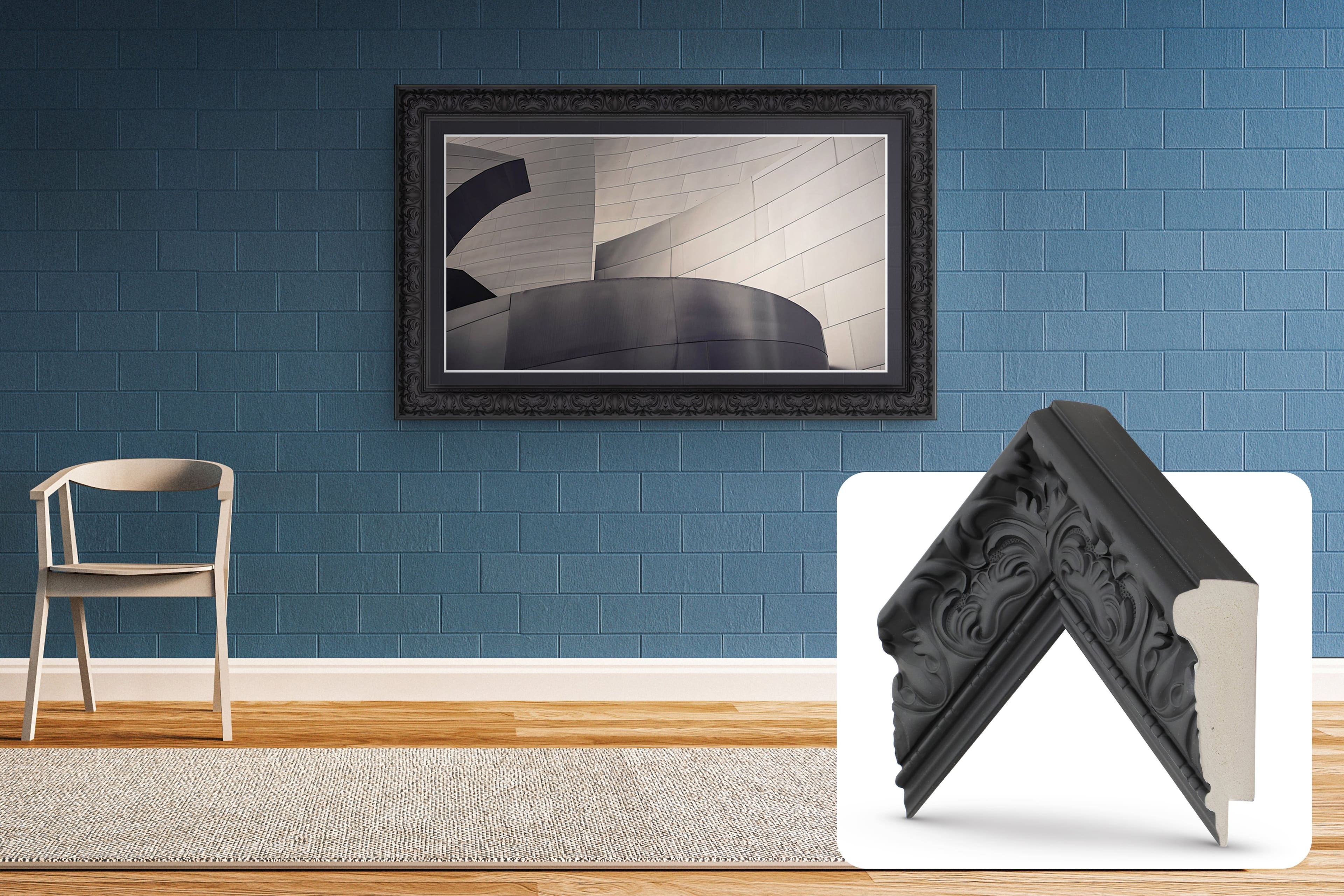 Deco TV Frames - Premiere Bezel for Samsung the Frame TV - 65" - Tuscan Matte Black product image