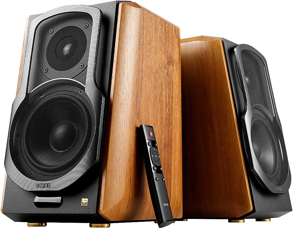 Edifier - S1000MKII Audiophile Active Bookshelf 2.0 Speakers, Computer Speakers - 120W Optical Input - Bluetooth 5.0 HD - Wo…