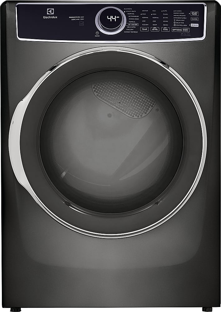 Electrolux - 8.0 Cu. Ft. Stackable Gas Dryer with Steam and LuxCare Dry System - Titanium product image