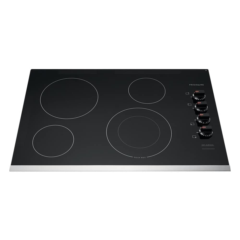 Frigidaire - 30" Built-In Electric 4 Burner Cooktop with Quick Boil and SpaceWise Element - Black product image
