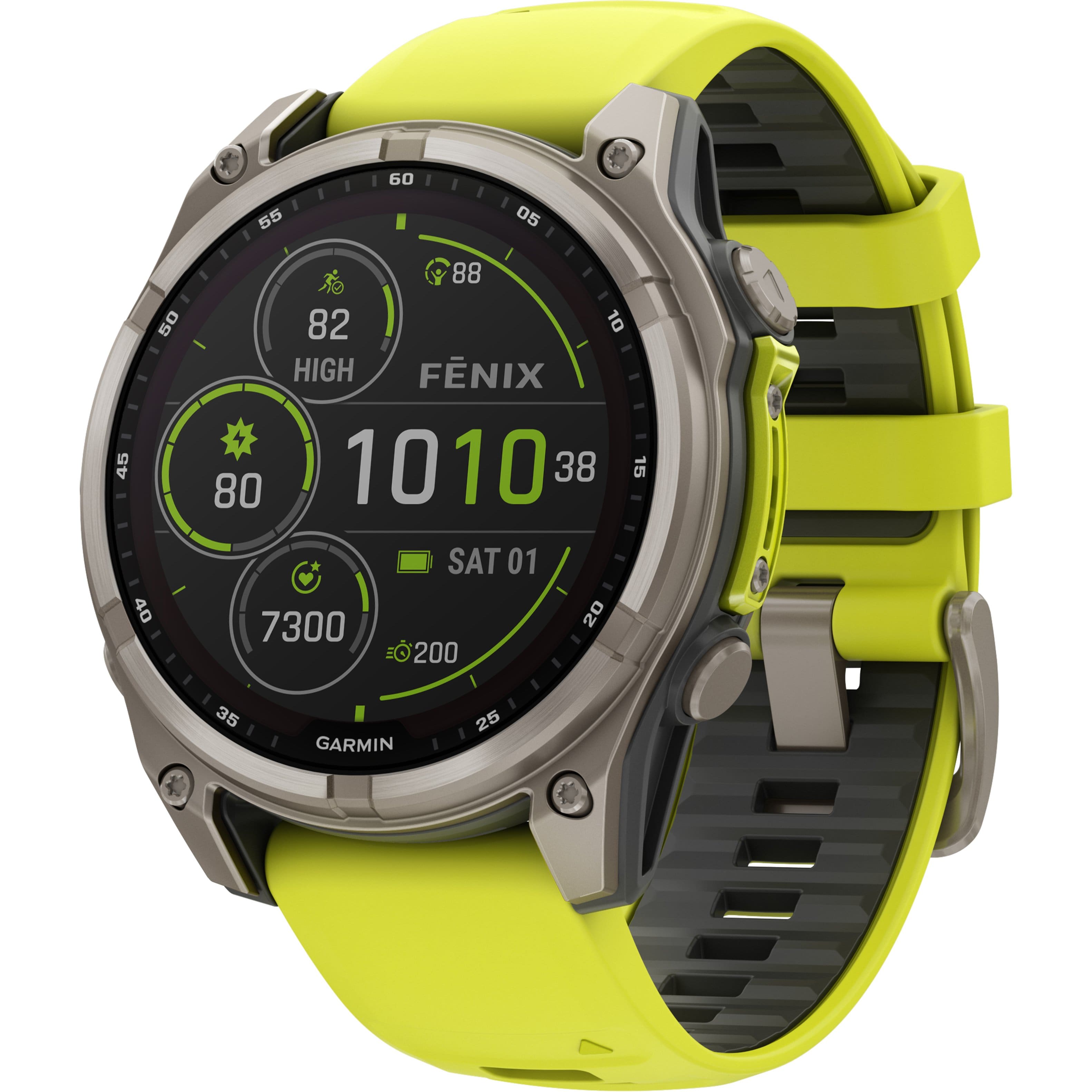 Garmin - fēnix 8 Solar Sapphire GPS Smartwatch 47mm Fiber-reinforced polymer - Carbon Gray DLC Titanium - (2024) product ima…