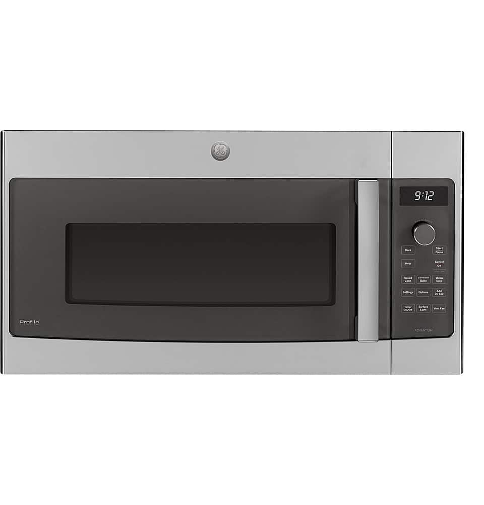 GE Profile - 1.7 Cu. Ft. Convection Over-the-Range Microwave with Advantium Technology - Stainless Steel product image