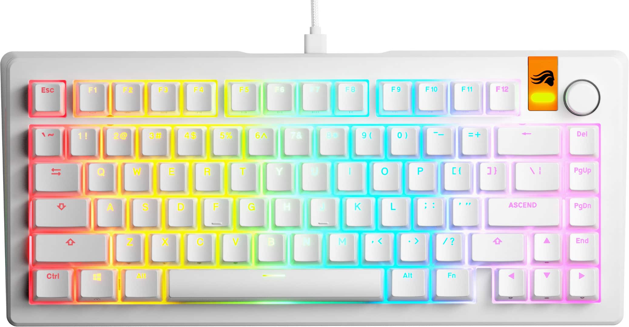 Glorious - GMMK 3 HE 75% Wired Hall-Effect Linear Switch Gaming Keyboard with Rapid Trigger and Adjustable Actuation - Black…