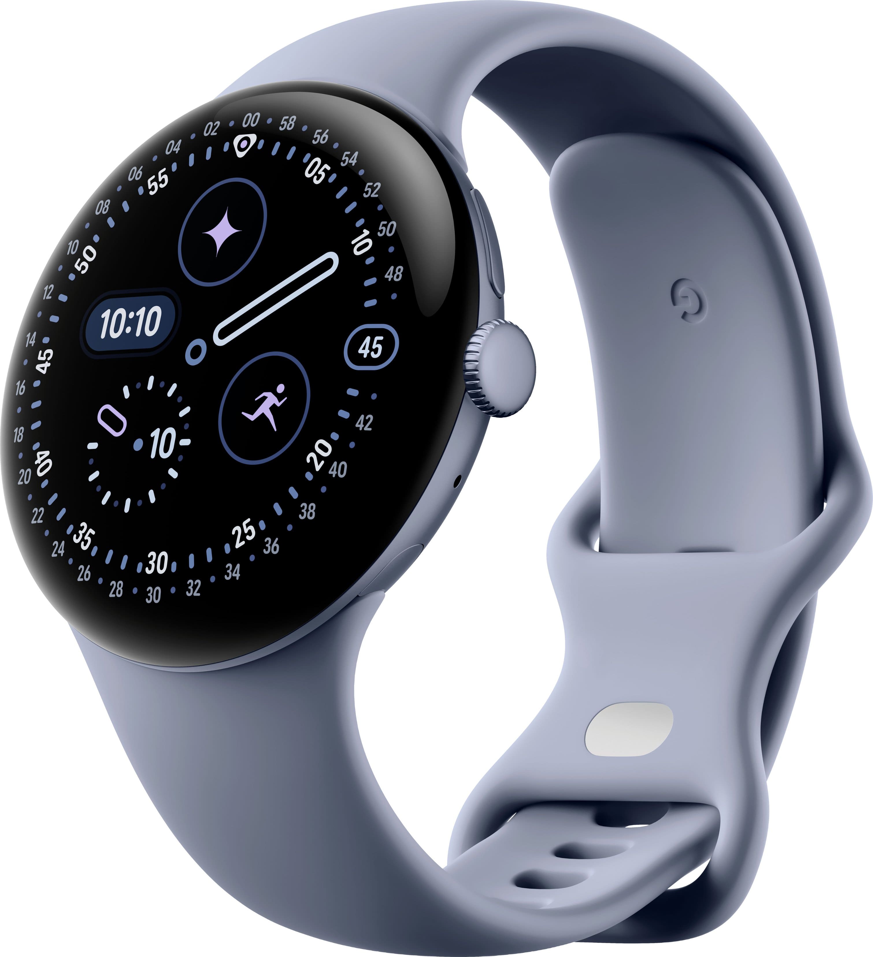 Google - Pixel Watch 4 (45mm) - Wi-Fi - Satin Moonstone Case - Moonstone Band - (2025) product image