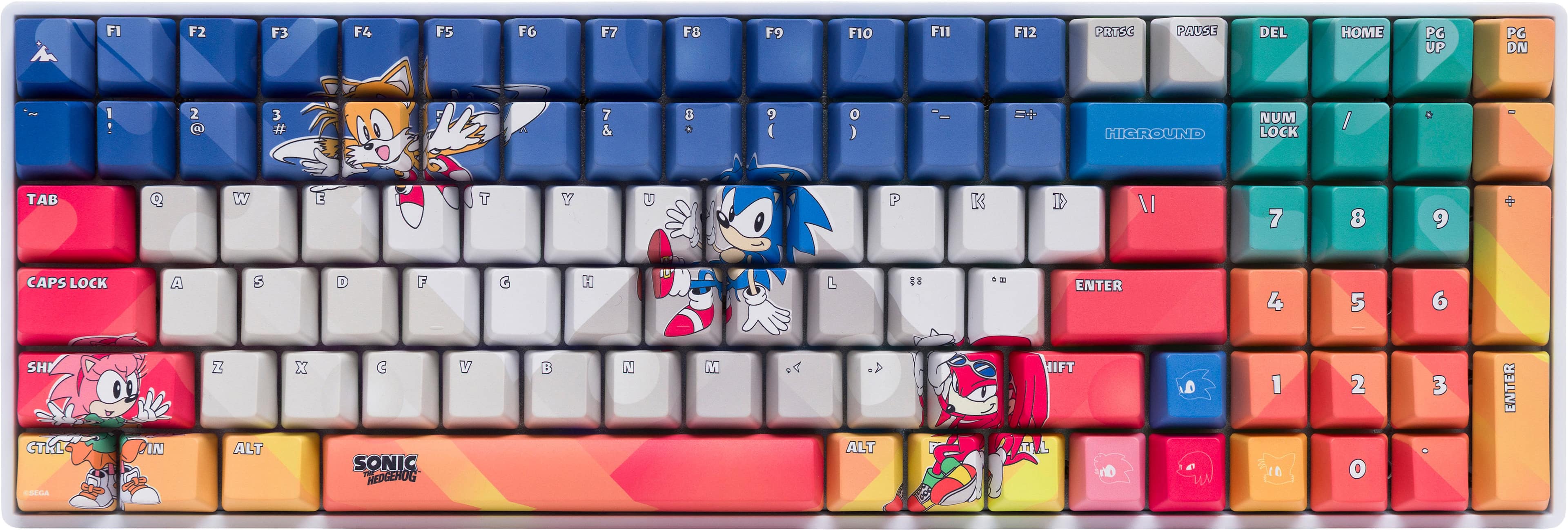 Higround - Basecamp 96+ 96% Wired Mechanical Lubed TTC Neptune Switch Gaming Keyboard with RGB Backlighting - Sega - Classic…