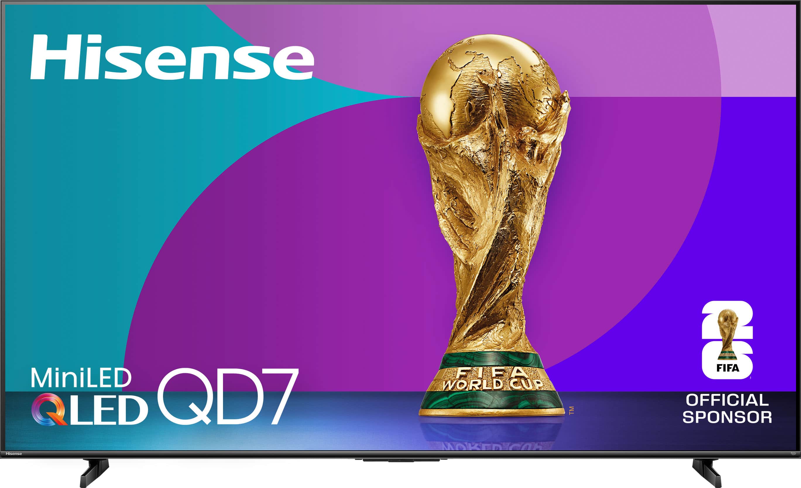 Hisense - 55" Class QD7 Series MiniLED QLED 4K UHD HDR Smart Fire TV (2025) product image