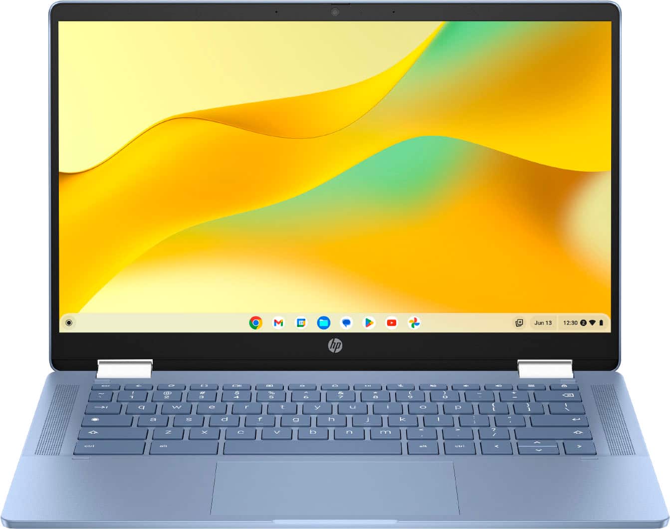 HP - 2-in-1 14" Touch-Screen Chromebook Laptop - Intel Processor N100 2023 - 4GB Memory - 64GB eMMC - Sky Blue product image