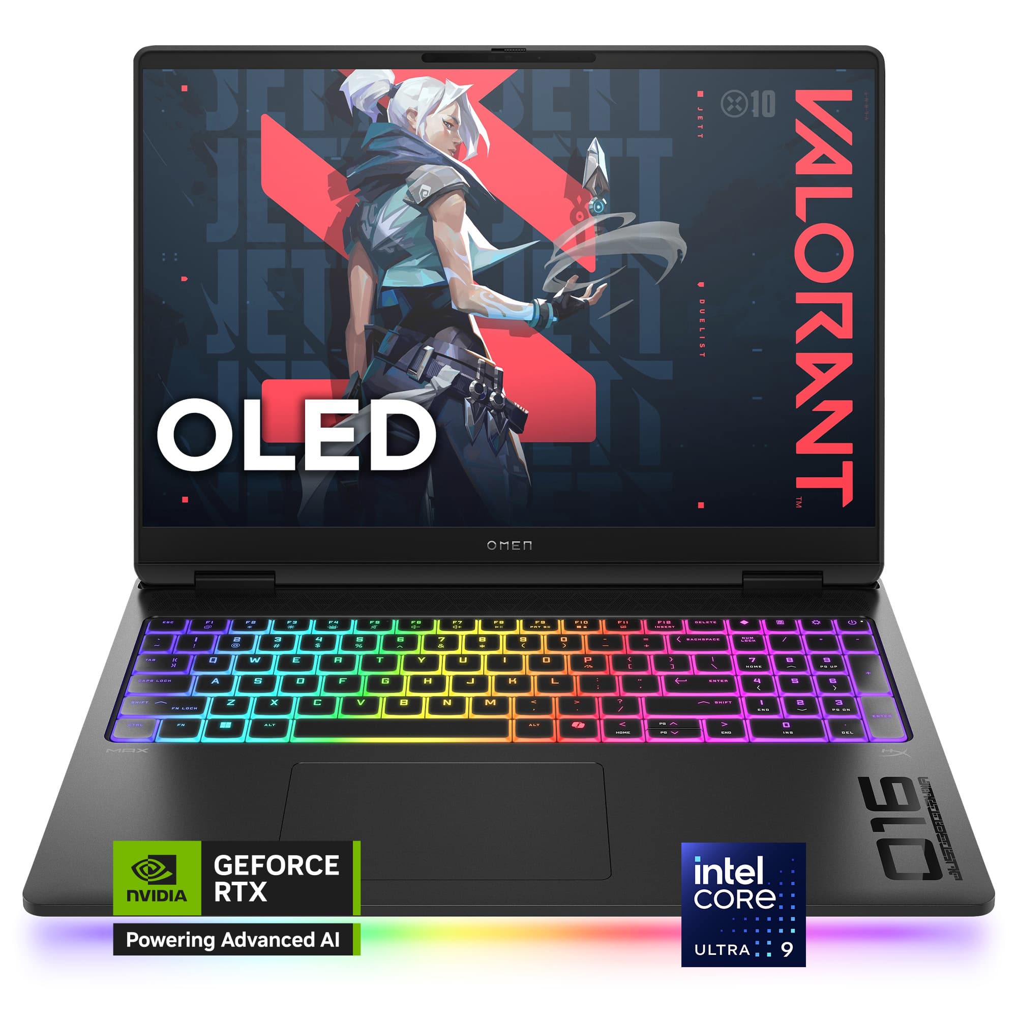 HP OMEN - MAX 16" OLED 240Hz Gaming Laptop - Intel Core Ultra 9 275HX 2025 - 32GB Memory - NVIDIA GeForce RTX 5080 - 2TB SSD…