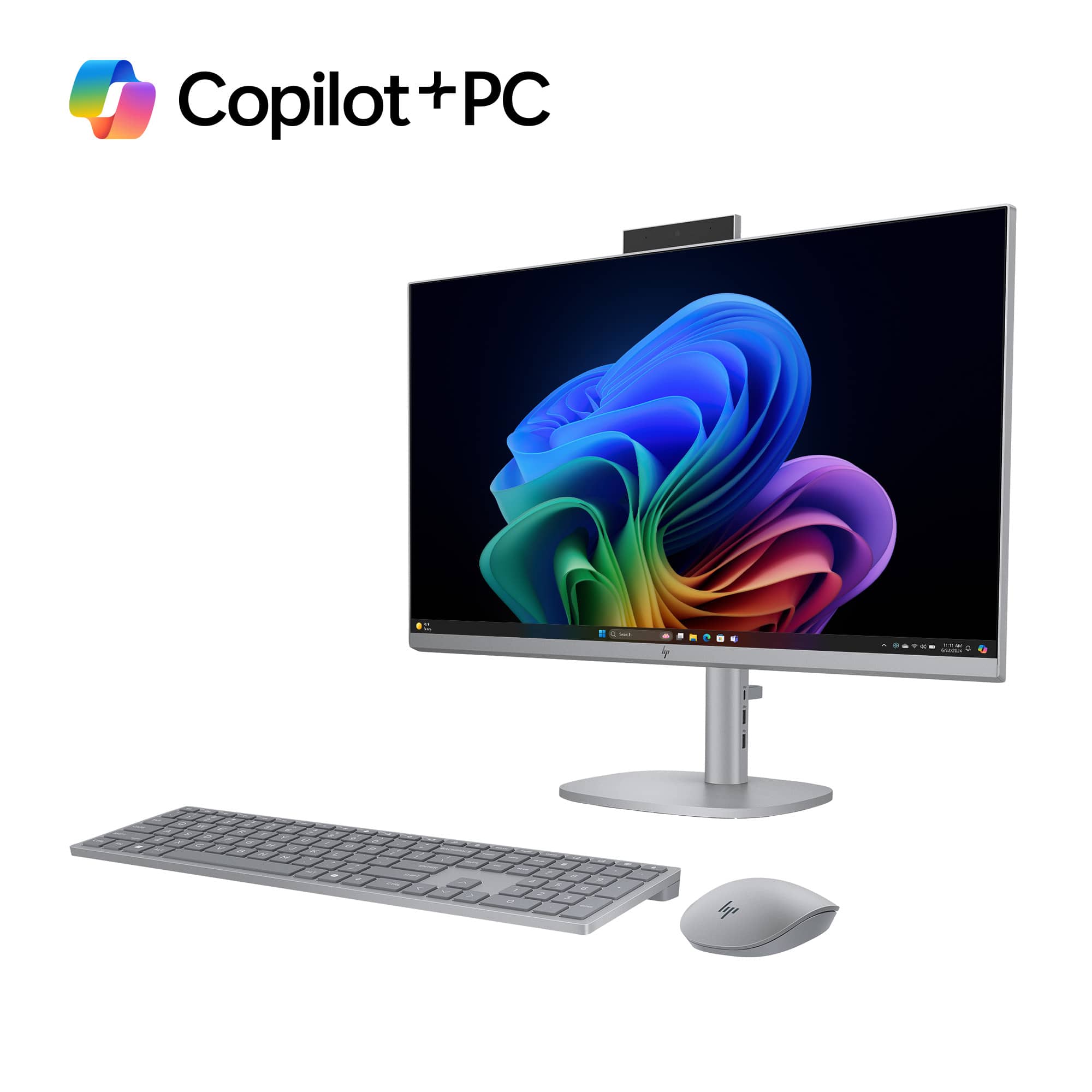 HP - OmniStudio X - Copilot+ PC - 27" 4K UHD All-in-One with Adjustable Height - Intel Core Ultra 7 - 16GB Memory - 1TB SSD…