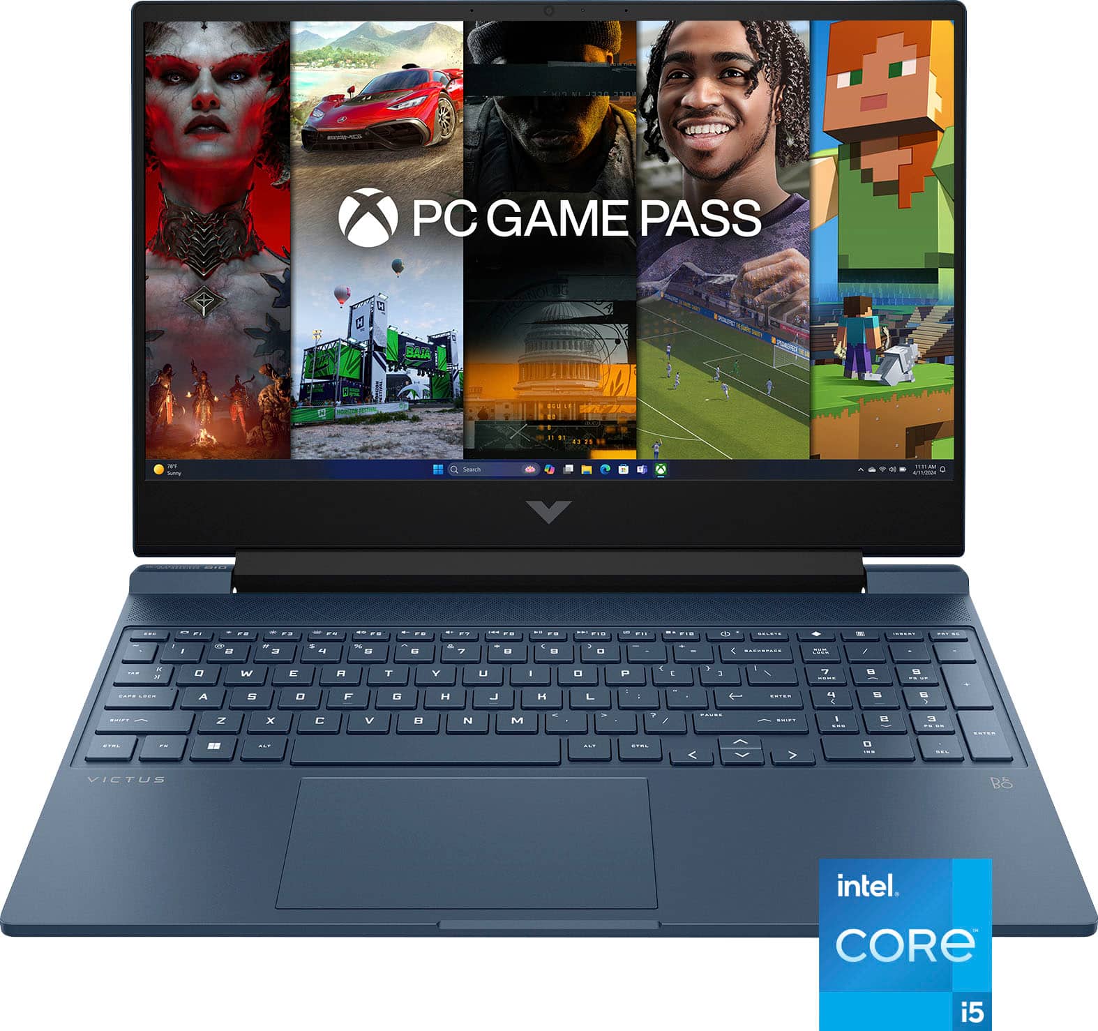HP - Victus 15.6" Full HD 144Hz Gaming Laptop - Intel Core i5 12450H 2022 - 8GB Memory - NVIDIA GeForce RTX 3050 - 512GB SSD…