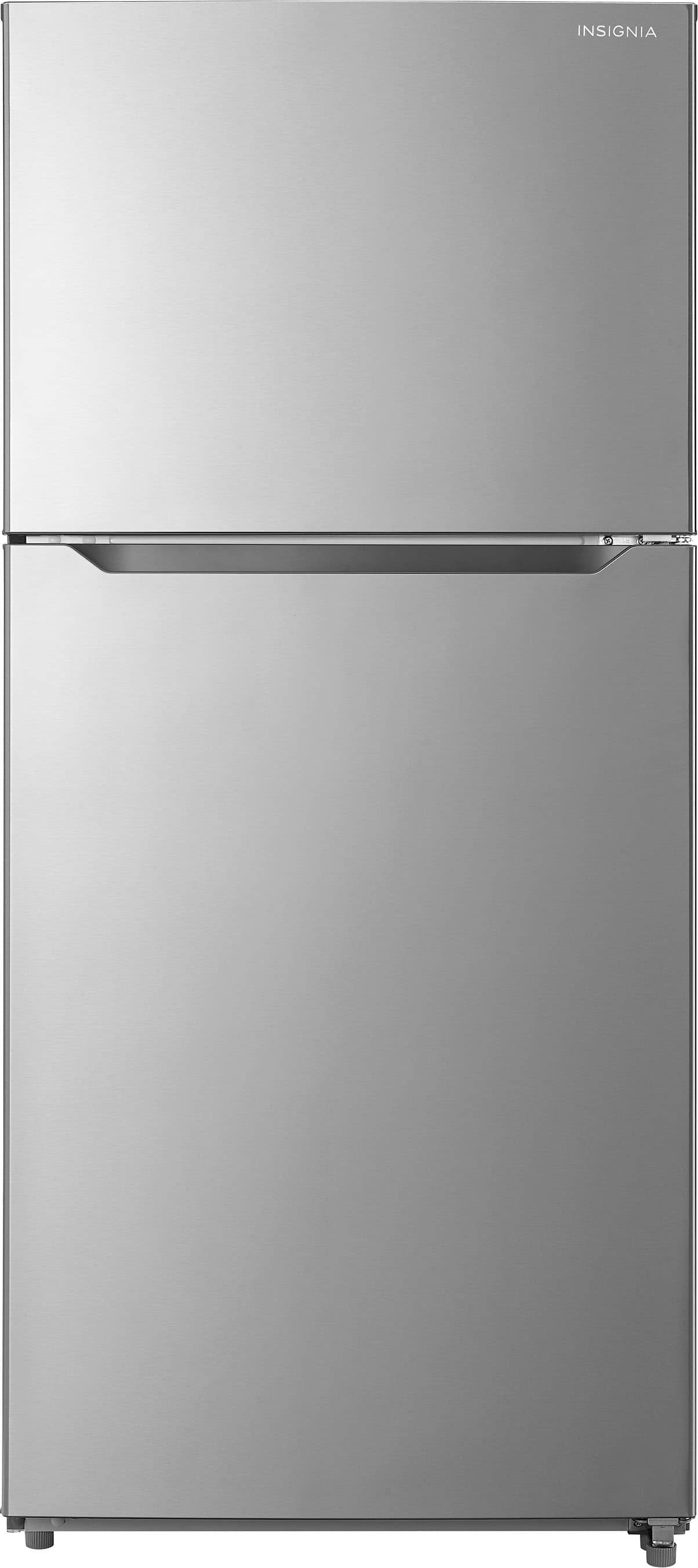 Insignia™ - 20.5 Cu. Ft. Top-Freezer Refrigerator with ENERGY STAR Certification - Stainless Steel product image
