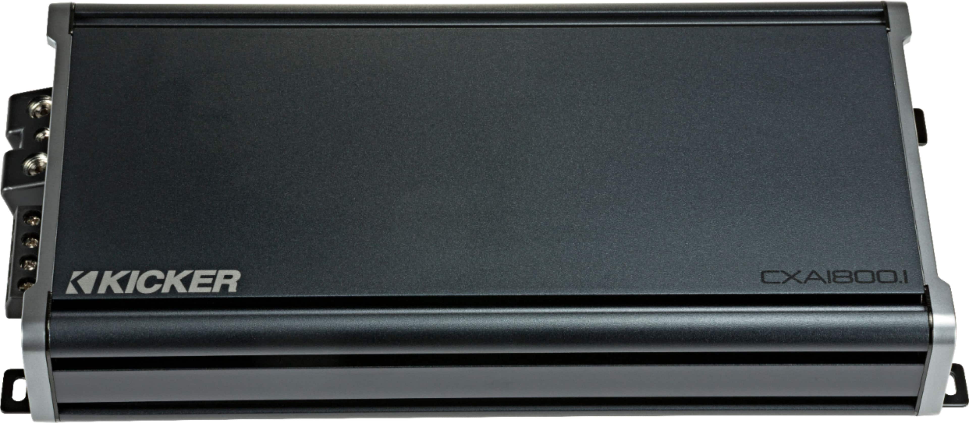 KICKER - CX 1800W Class D Digital Mono Amplifier with Variable Low-Pass Crossover - Black product image