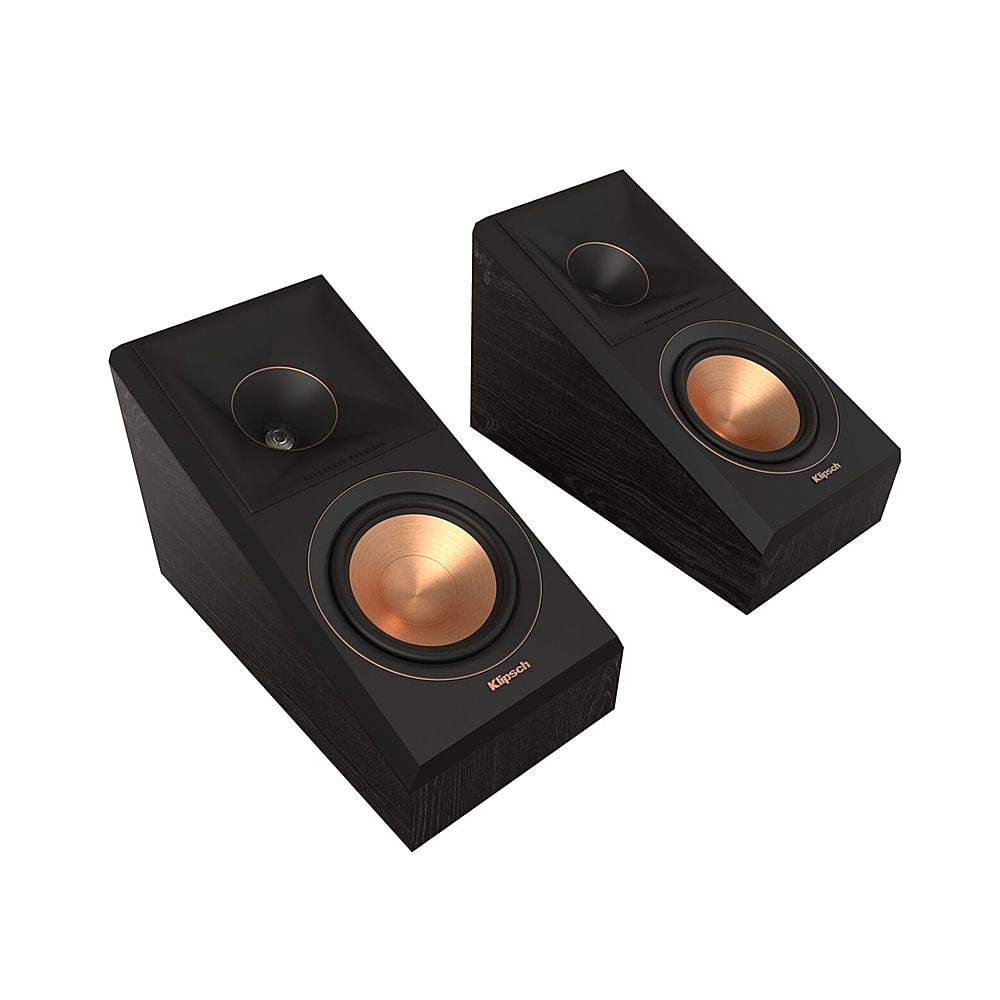 Klipsch - RP-500SA II Reference Premiere Dual 5.25" 300-Watt Passive 2-Way Surround Sound Speaker (Pair) - Ebony product ima…