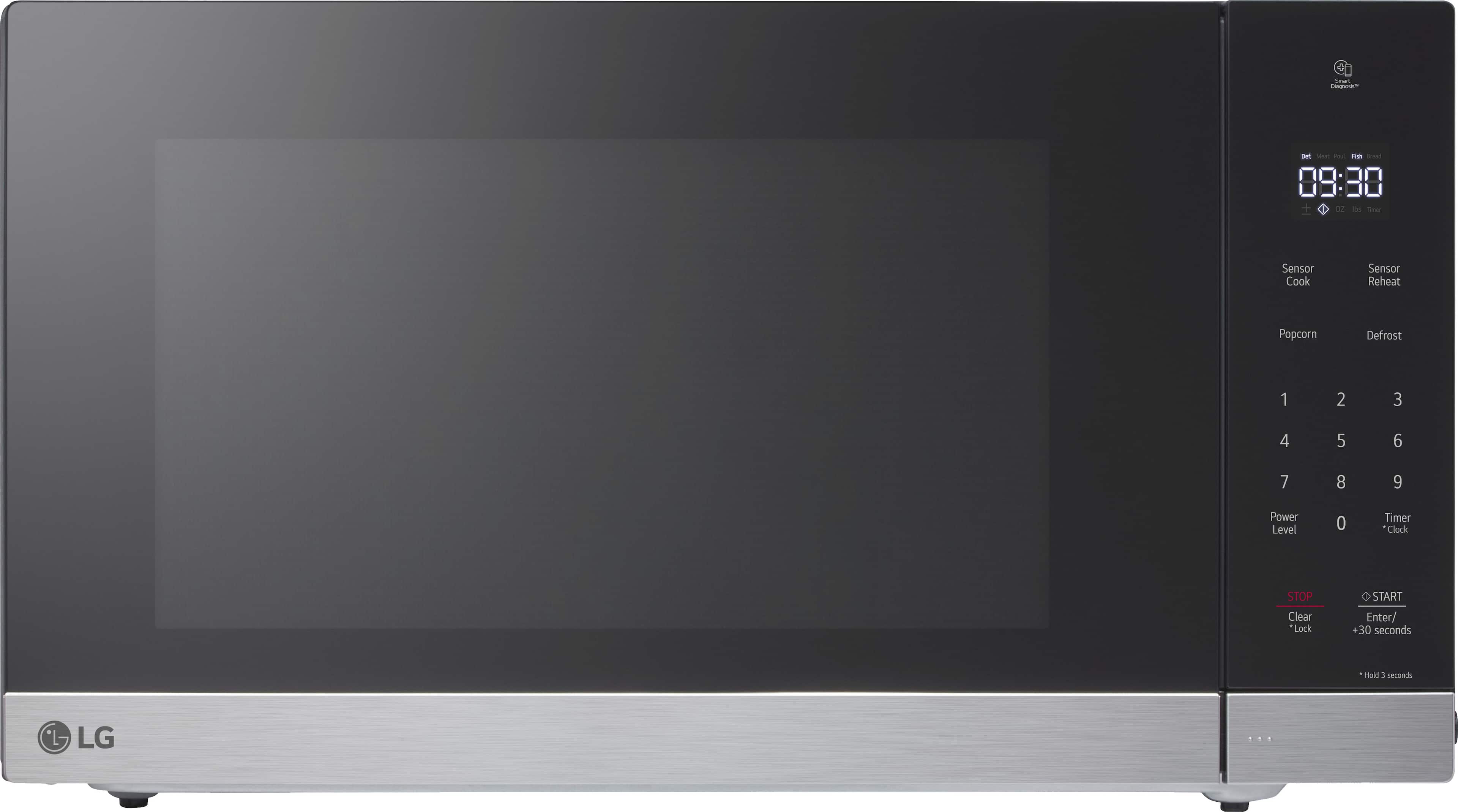 LG - 2.0 Cu. Ft. Countertop Microwave with Sensor Cooking and Smart Inverter - Stainless Steel product image