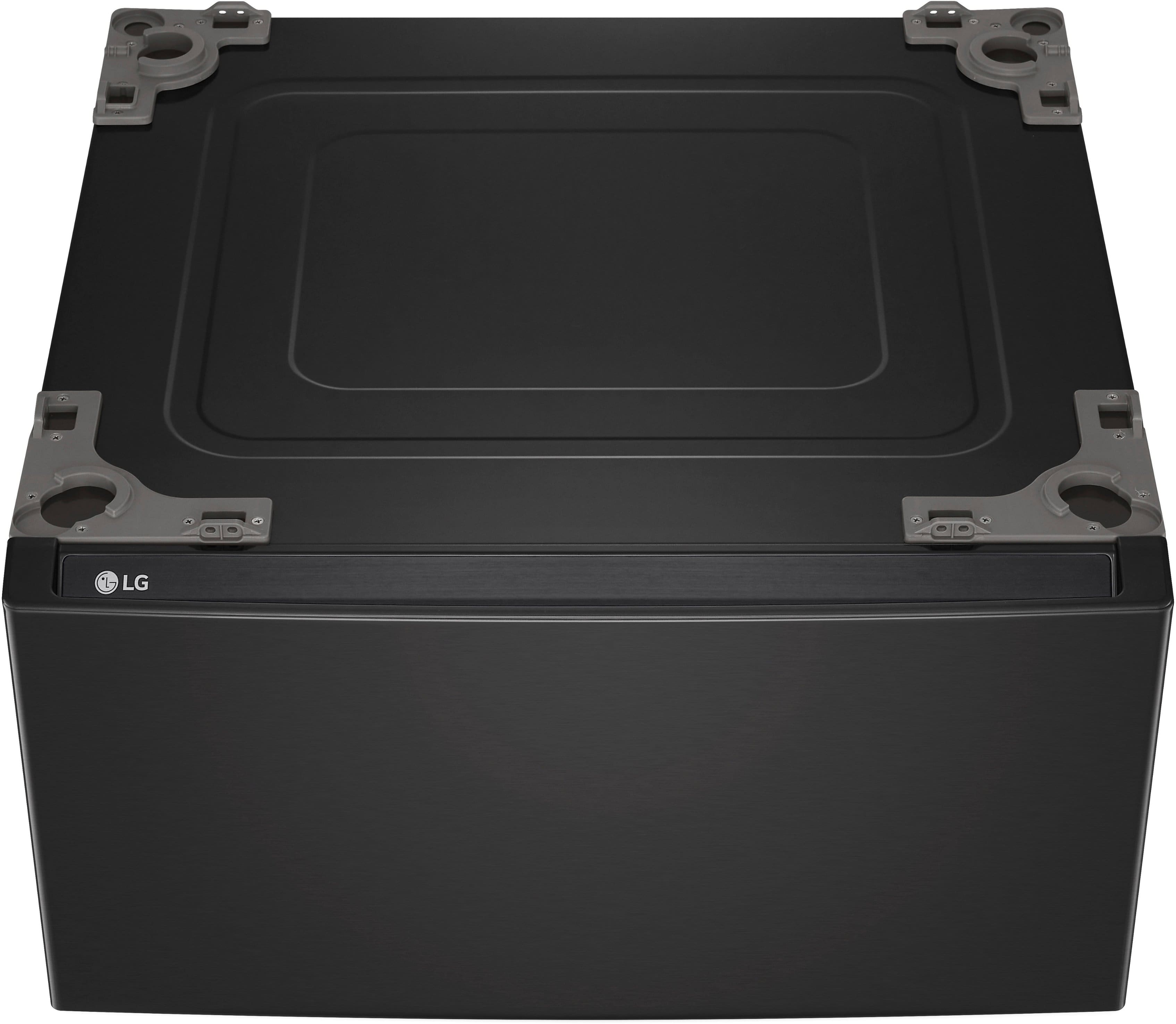 LG - 27" Laundry Pedestal with Storage Drawer - Black Steel product image