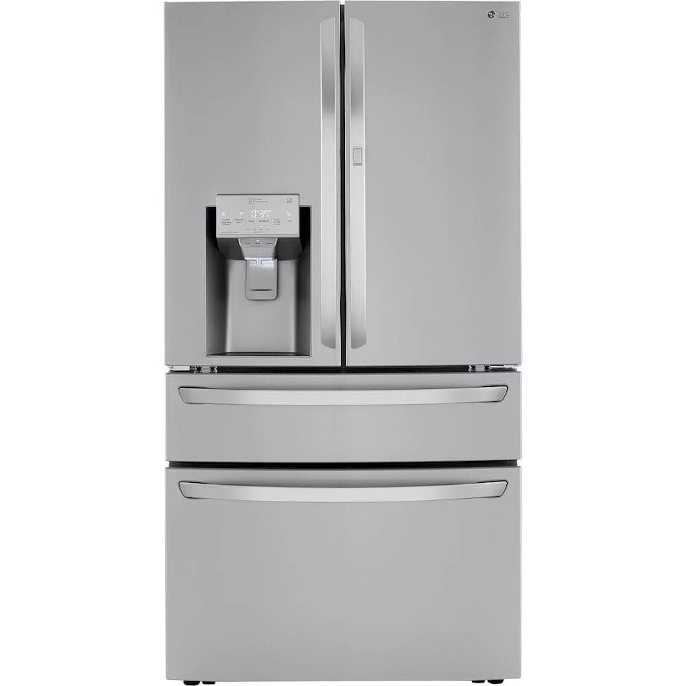 LG - 29.5 Cu. Ft. 4-Door French Door-in-Door Smart Refrigerator with Craft Ice - Stainless Steel product image
