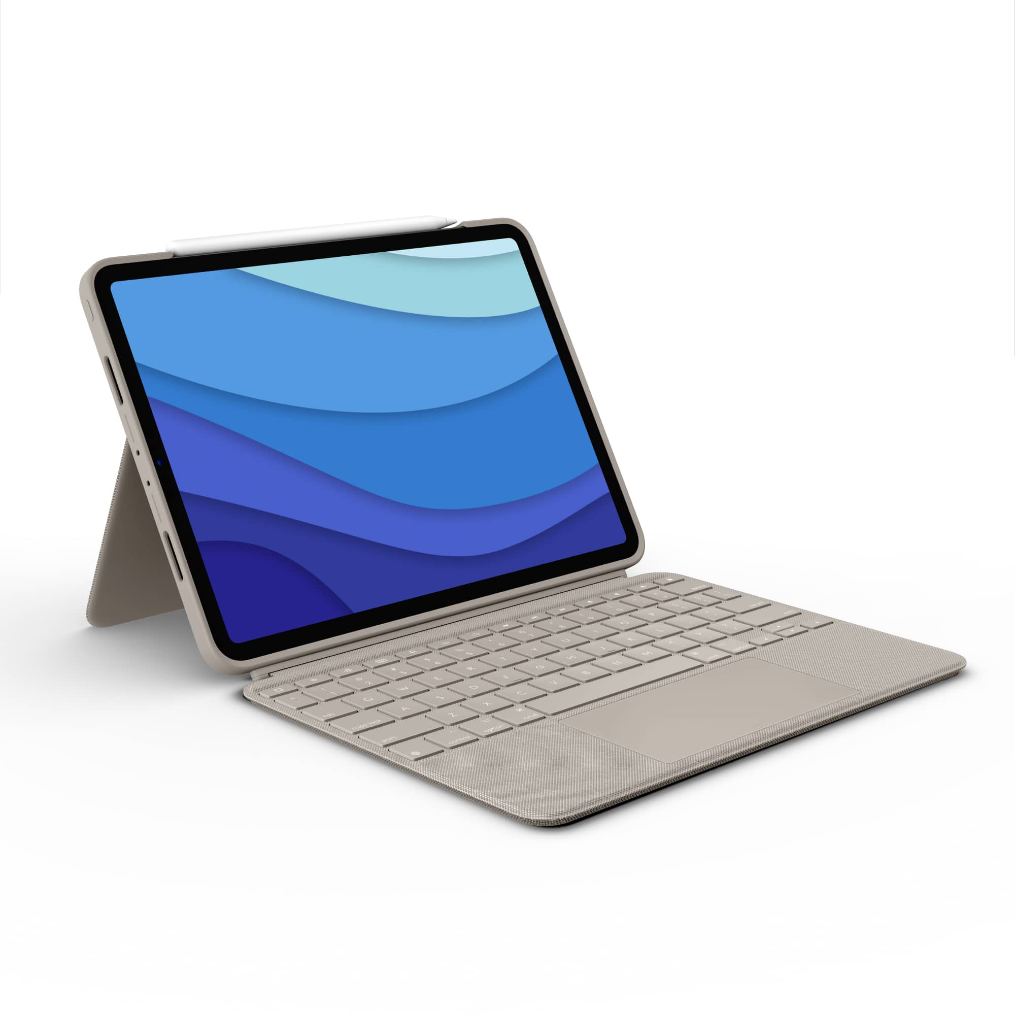 Logitech - Combo Touch iPad Pro Keyboard Folio for Apple iPad Pro 11" (1st, 2nd, 3rd & 4th Gen) with Detachable Backlit Keyb…
