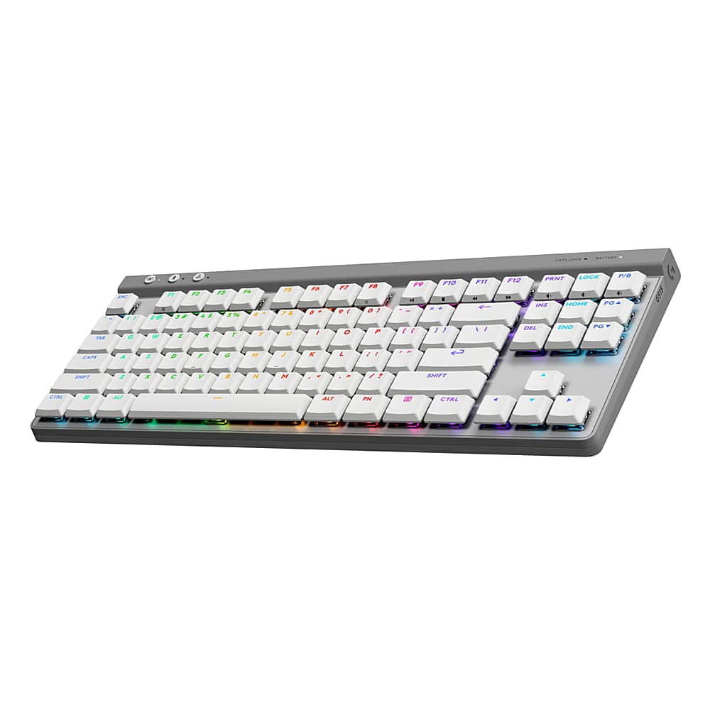Logitech - G515 LIGHTSPEED TKL Wireless Mechanical Tactile (Brown) Switch Gaming Keyboard with LIGHTSYNC RGB - Black product…