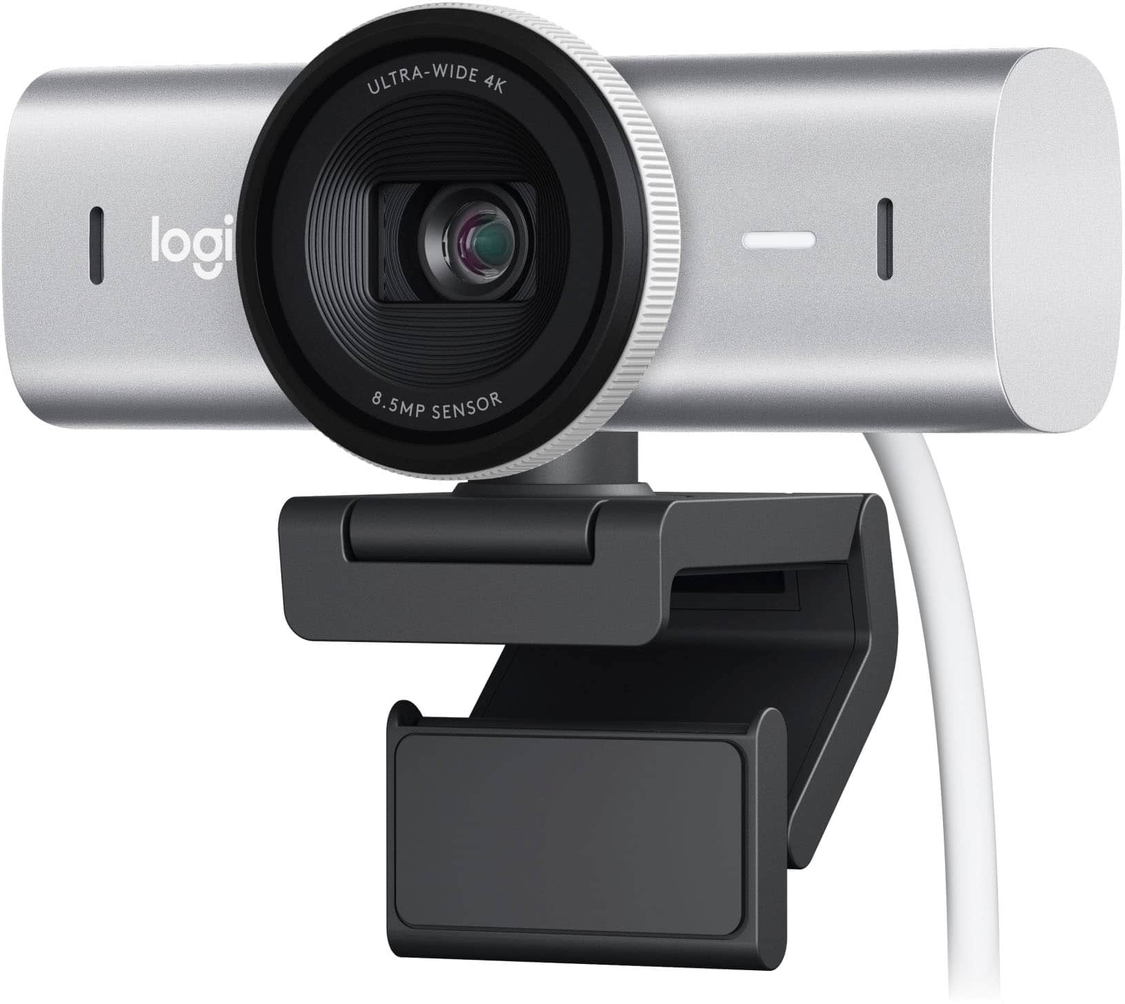 Logitech - MX Brio Ultra HD 4K Video Conference, Gaming and Streaming Webcam - Pale Gray product image