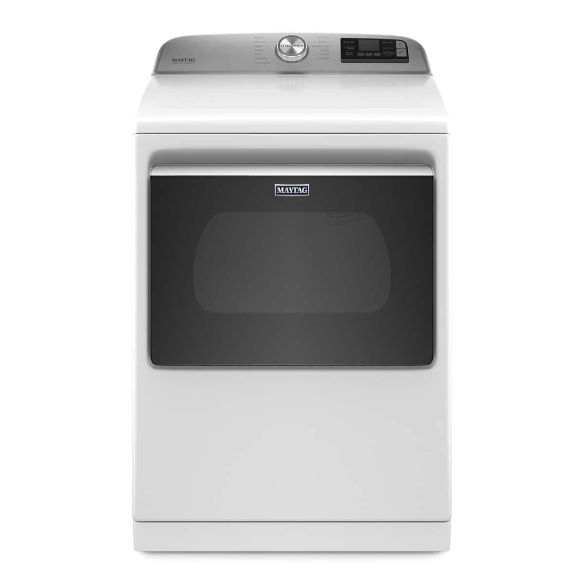 Maytag - 7.4 Cu. Ft. Smart Gas Dryer with Steam and Extra Power Button - White product image