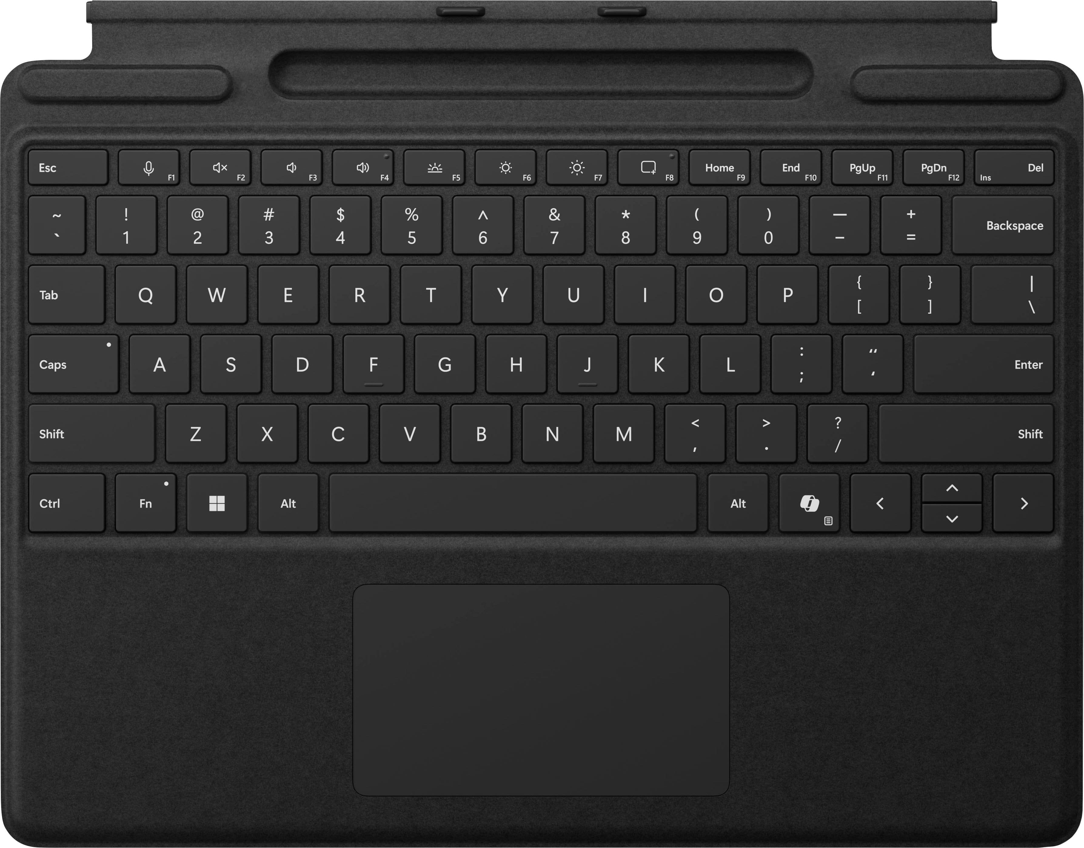Microsoft - Surface Pro Keyboard for Pro 13" (11th Edition), Pro 9, and Pro 8 with Pen Storage - Black product image