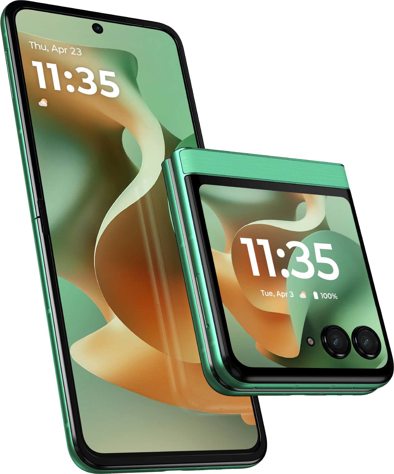 Motorola - razr 2025 256GB (Unlocked) - PANTONE Spring Bud product image