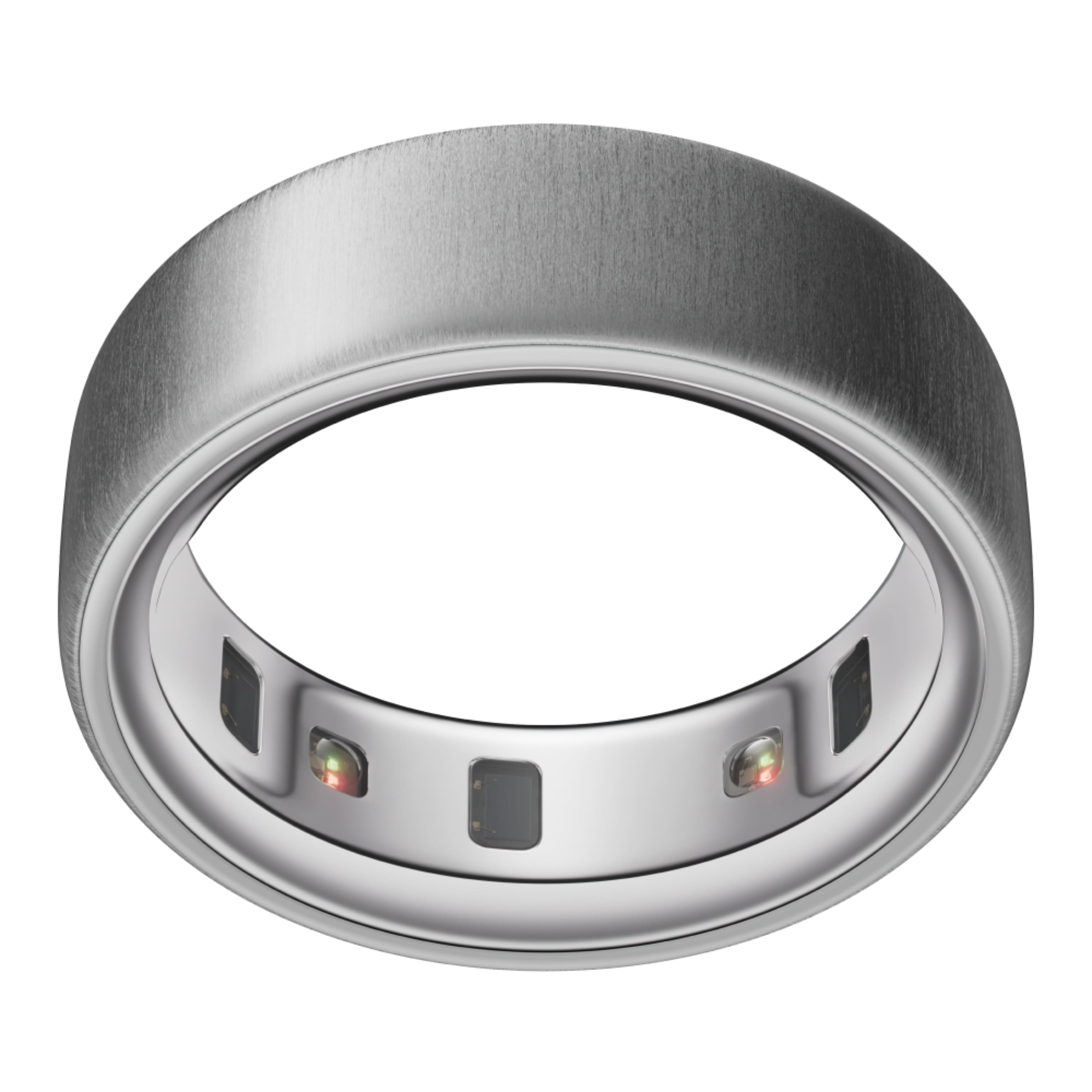 Oura - Ring 4 - Smart Ring - Size Before You Buy with OR4 Sizing Kit - Size 12 - Brushed Silver - (2024) product image