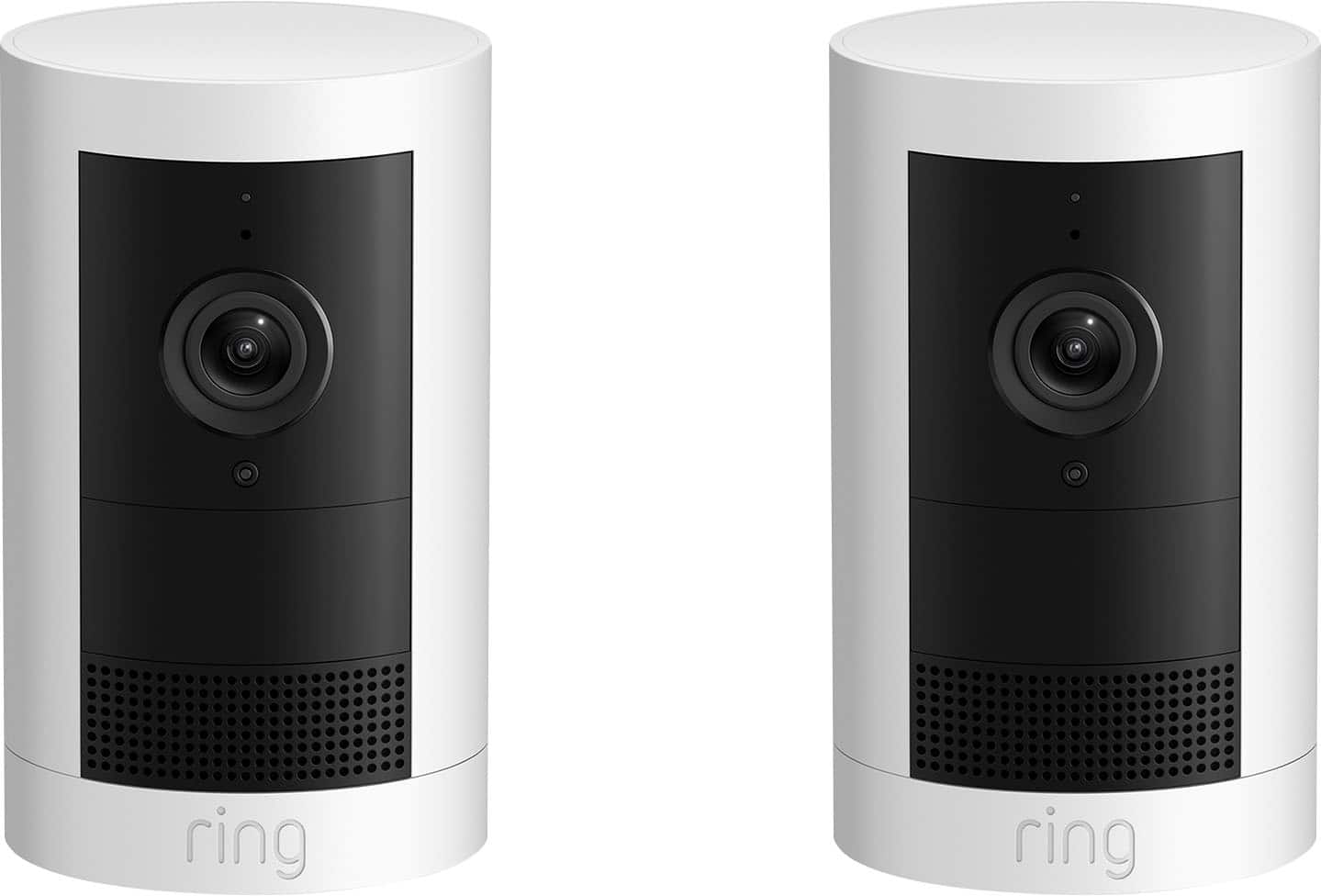 Outdoor Cam Plus, Battery 2pk, with 2K Video and Ring Vision, Low-Light Sight, and Mount-Anywhere Versatility - White produc…