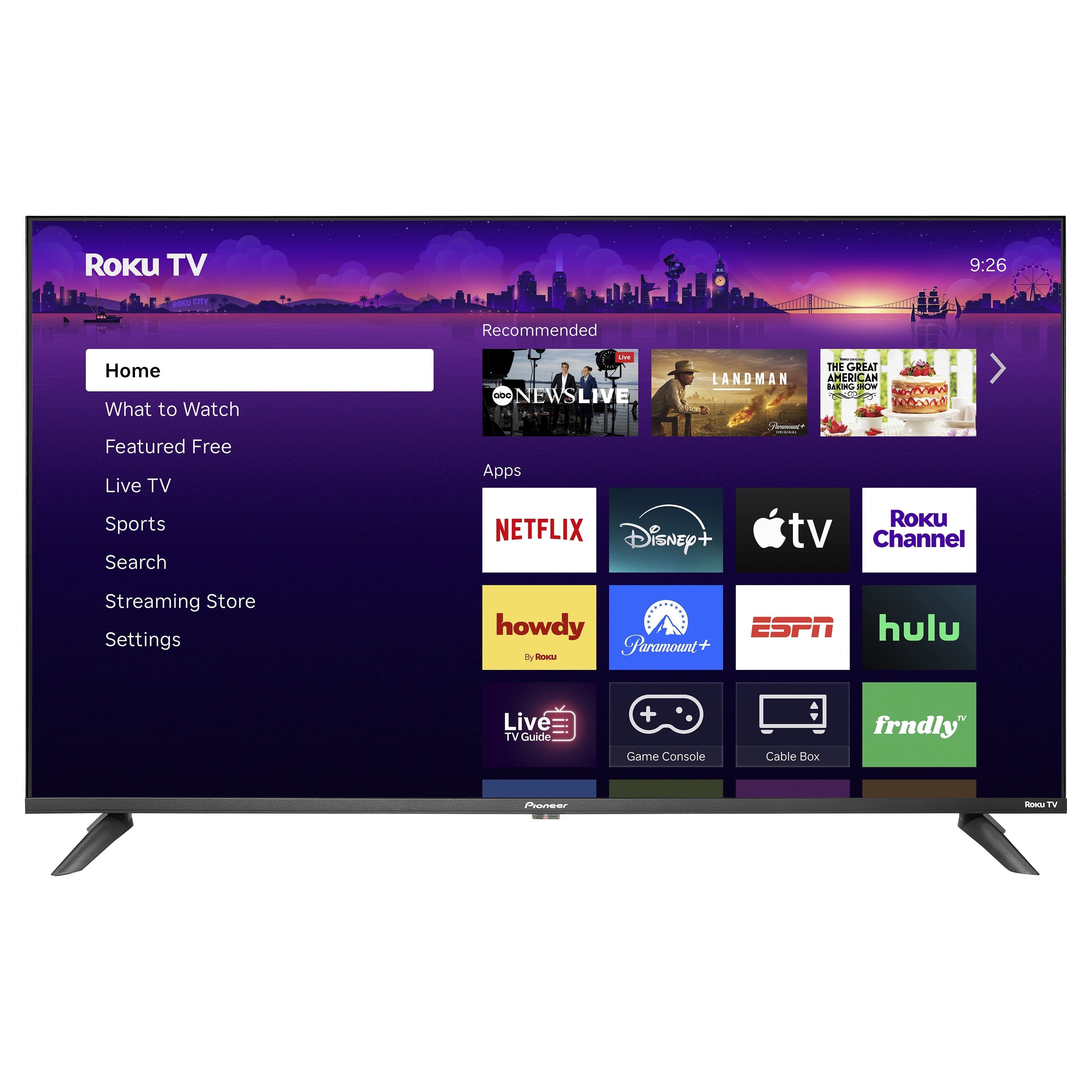 Pioneer - 43" Class LED 4K UHD Smart Roku TV product image