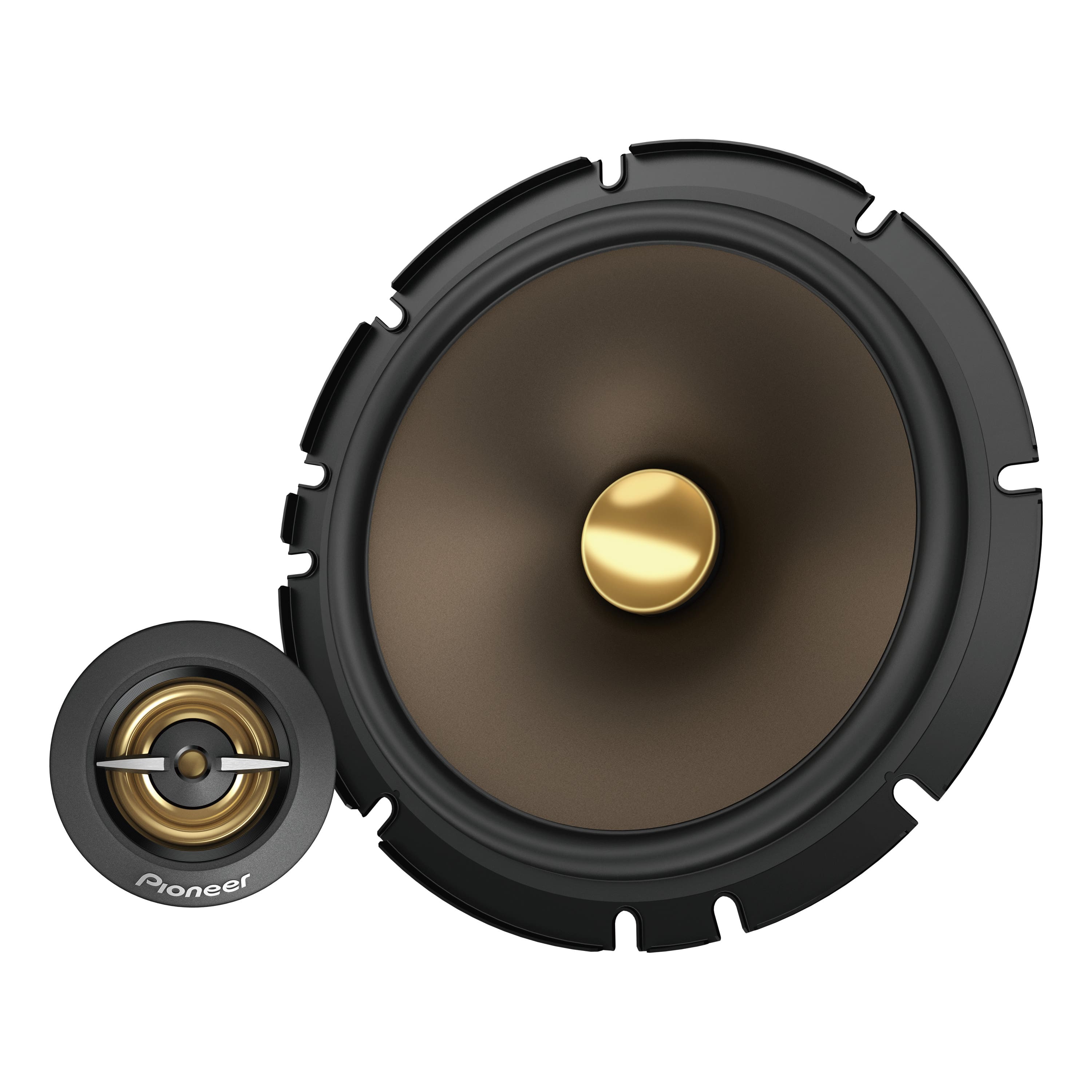 Pioneer - 6-1/2" Component Car Speakers Aramid Fiber-reinforced IMPP cone (Pair) - Black product image