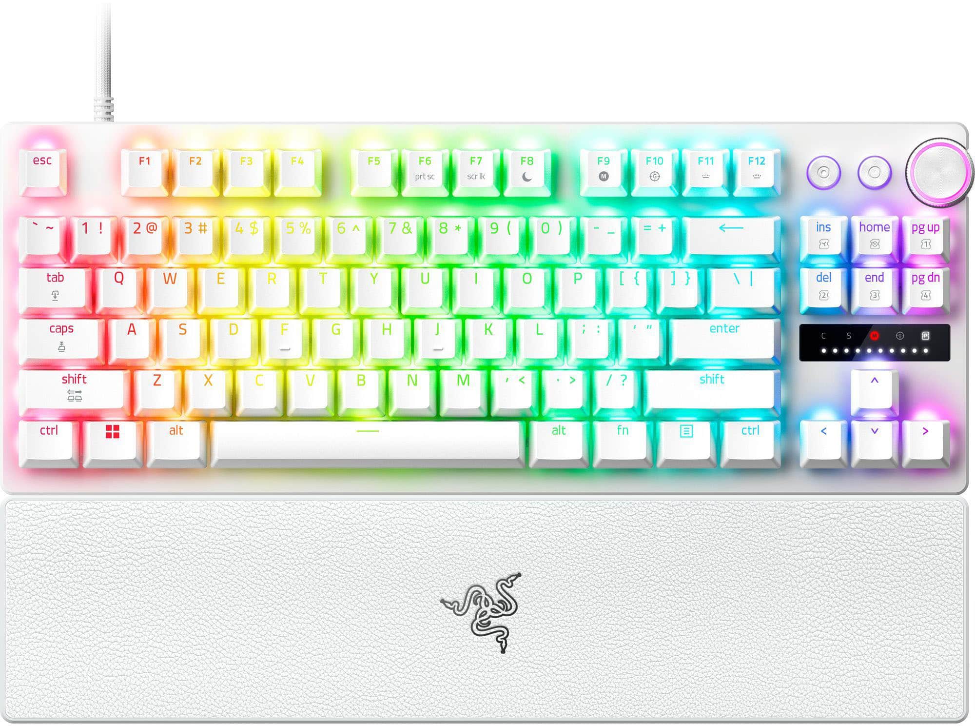Razer - Huntsman V3 Pro TKL 8KHz Wired Analog Optical Linear Switch Gaming Keyboard with Snap Tap - Black product image