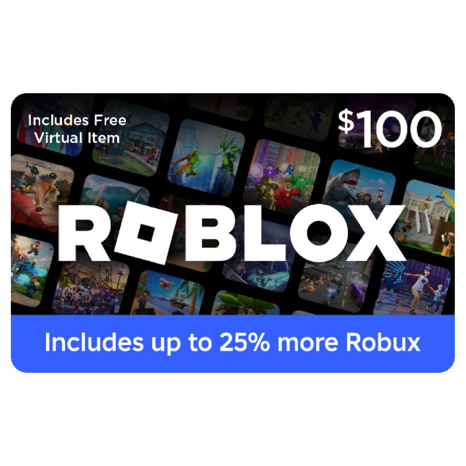 Roblox - $100 Digital Gift Card [Includes Virtual Item] [Digital] product image